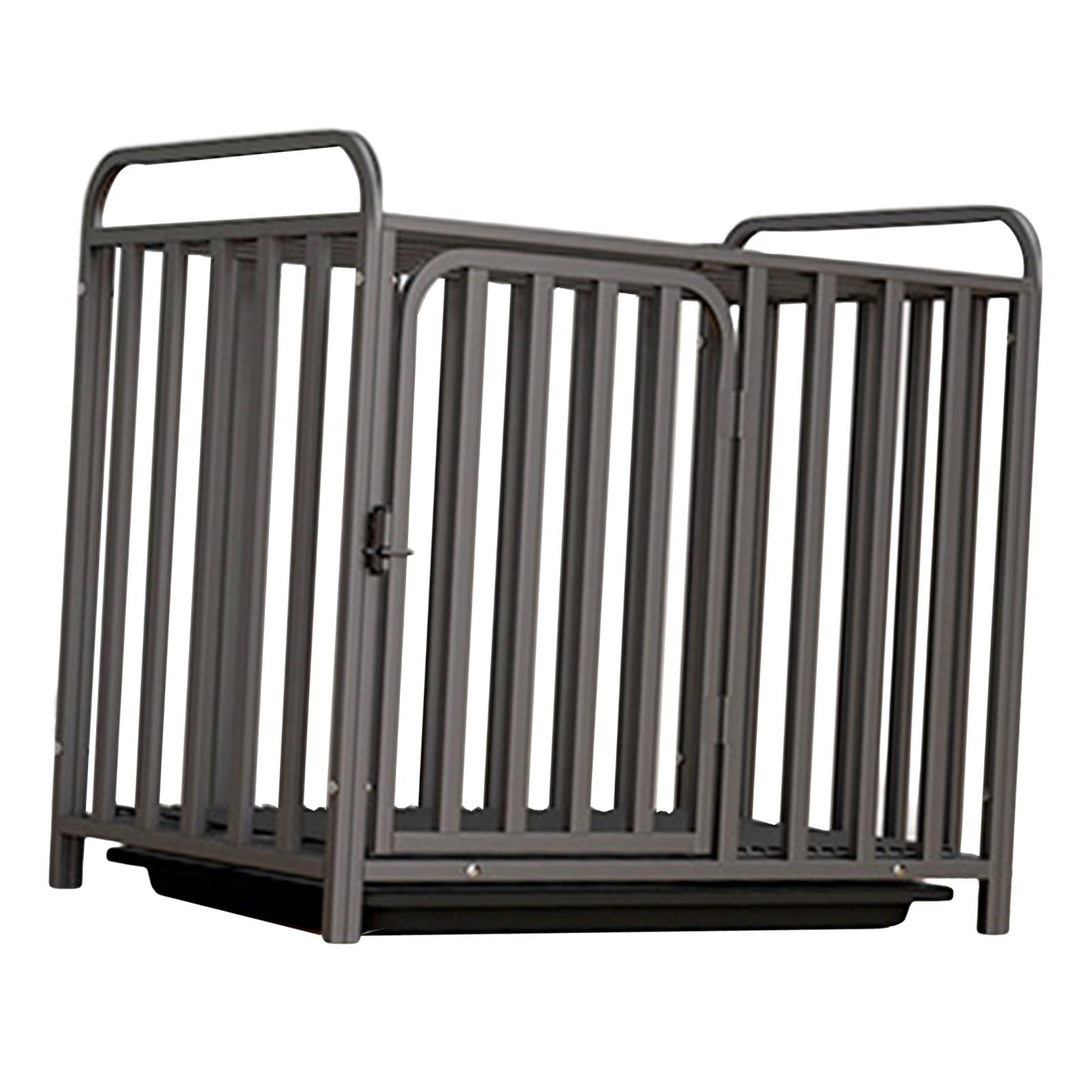 Heavy Duty Dog Crate， Dog Kennel Easy to Install with Removable Tray Strong Metal Large Dogs Cage Pet Kennel Playpen for Small Medium Pets