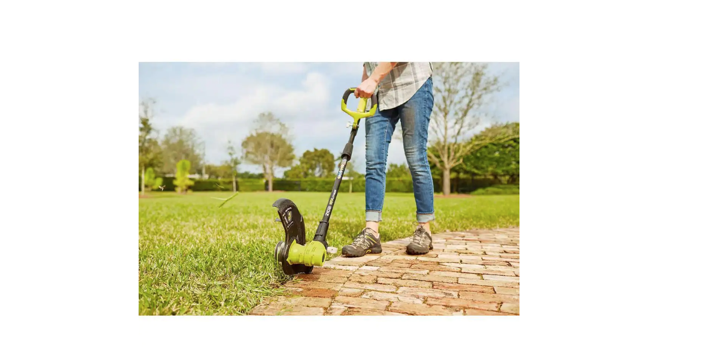 RYOBI P2080 ONE+ 18V 13 in. Cordless Battery String Trimmer/Edger with 4.0 Ah Battery and Charger