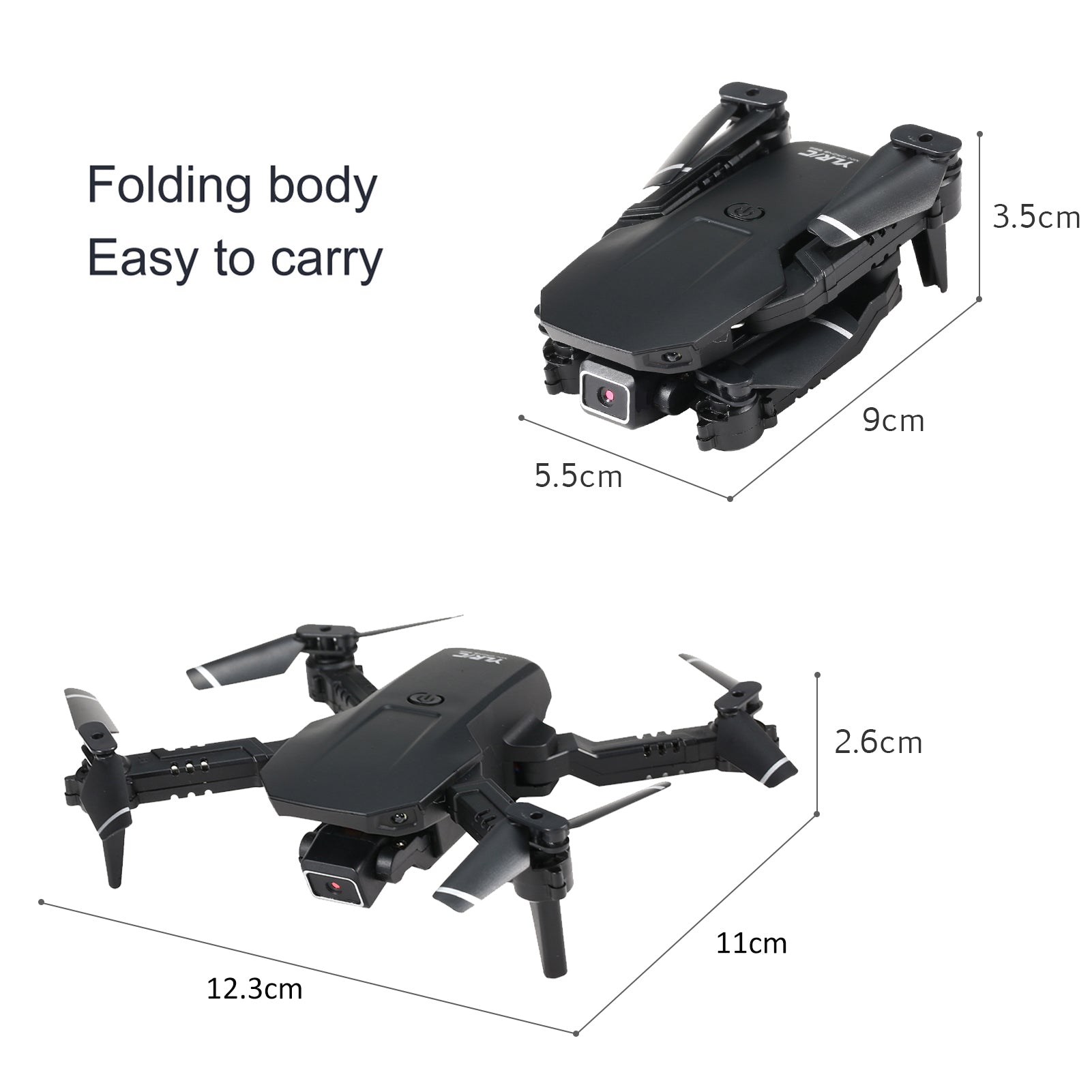 Tomshine S68 RC Drone for Beginner Mini Folding Altitude Hold Quadcopter RC Toy Drone for Kids Adults with Headless Mode Fixed Height