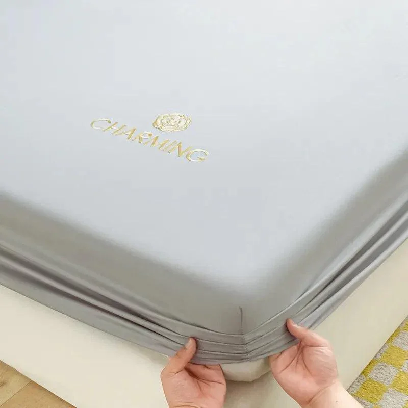 Jogo de Cama CharmeSoberano™ 600 Fios - Algodão Egípcio e Elegância Noturna!