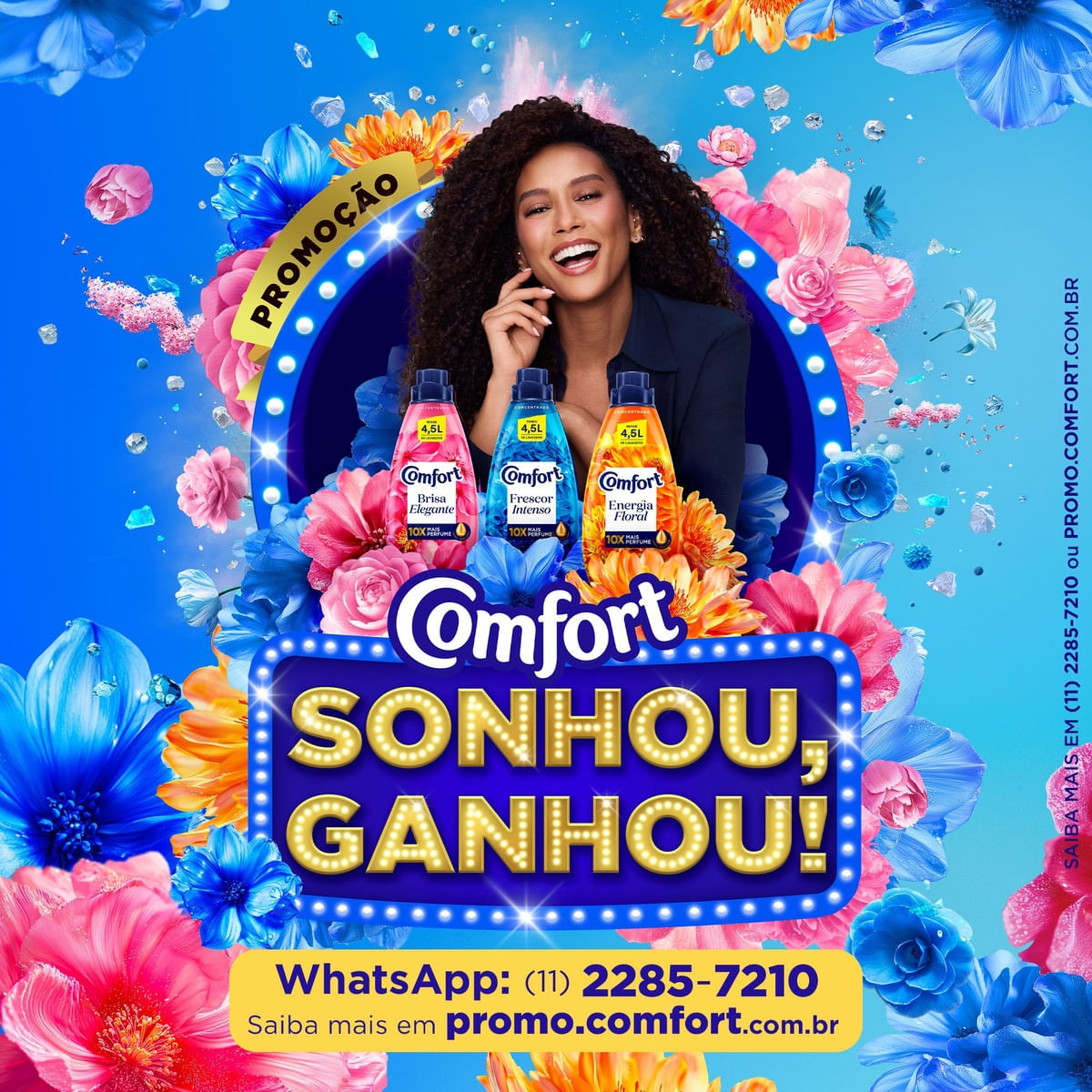 Amaciante Comfort Energia Floral 1.5L