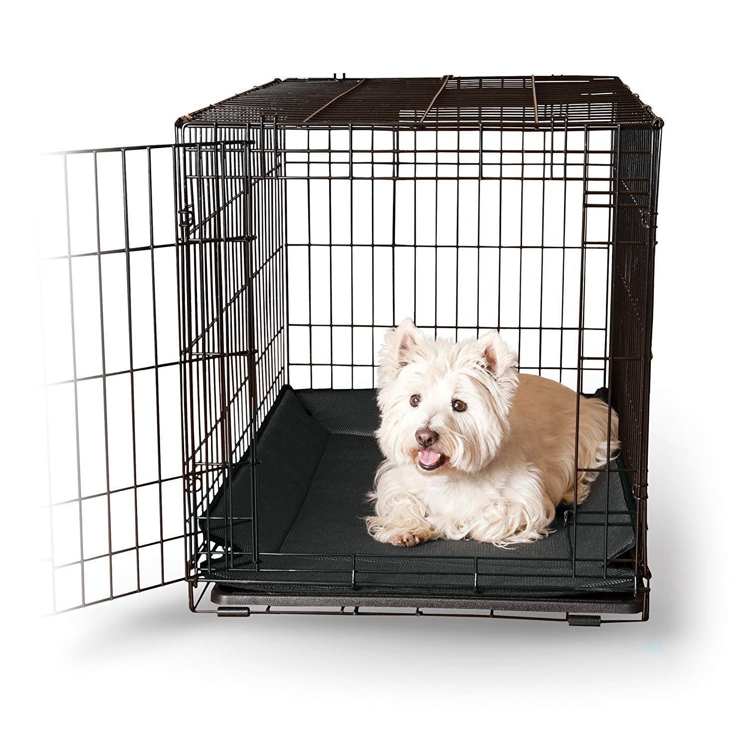 KandH Pet Products Odor-Control Crate Pad， Grey， 25