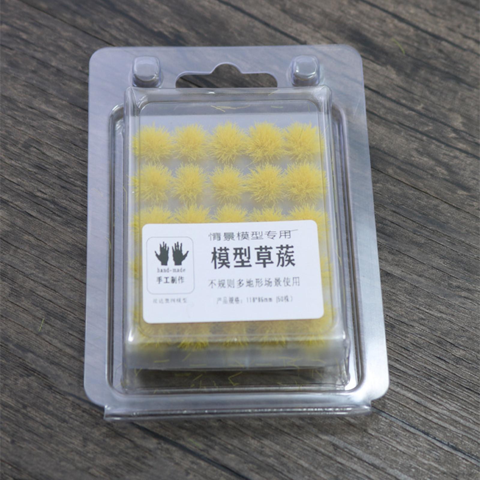 50Pcs Grass Bush Plant Scene Scene War Gaming Static Scenery Miniature D