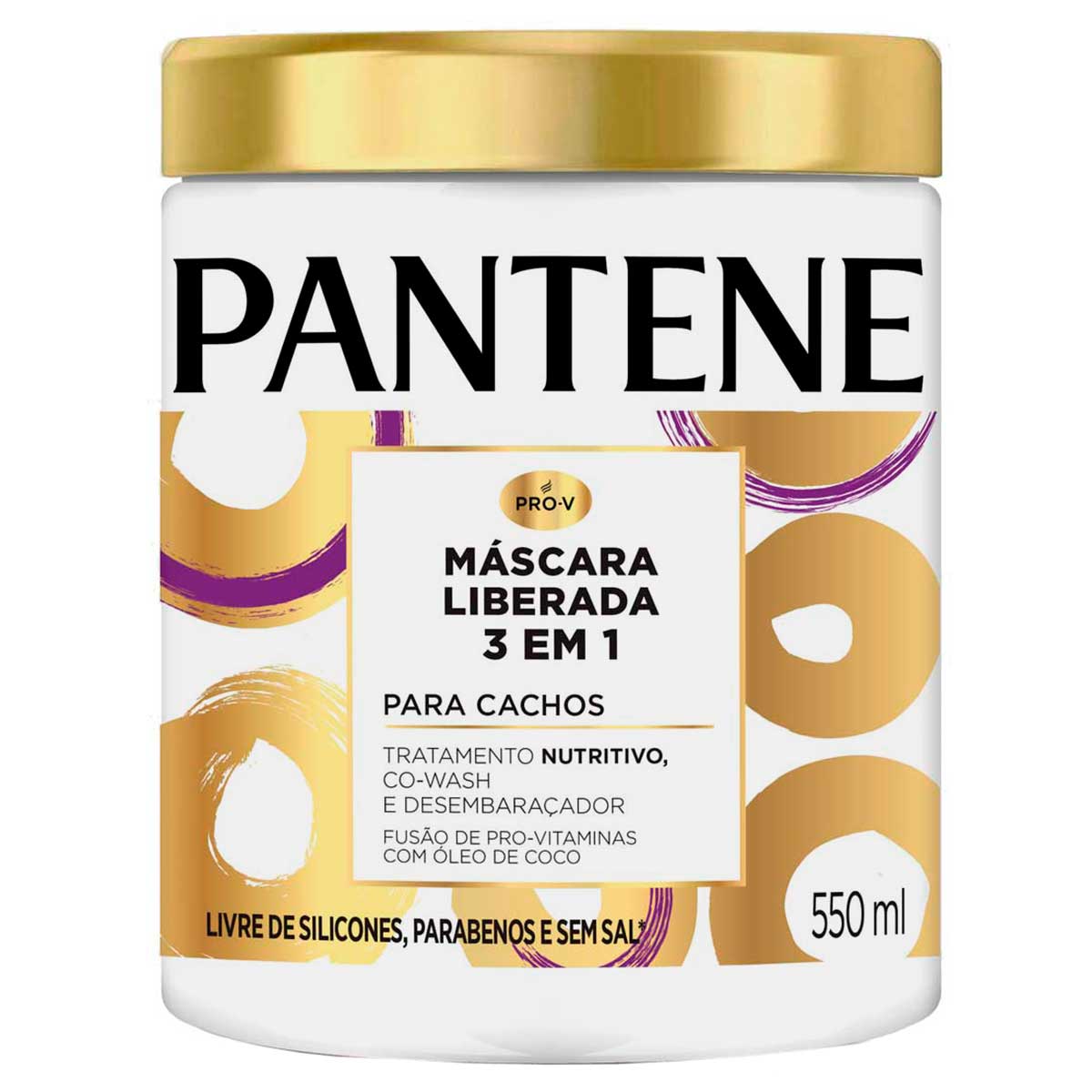 Mascara Pantene Pro-Vitaminas 3 em 1 Liberada 550ml