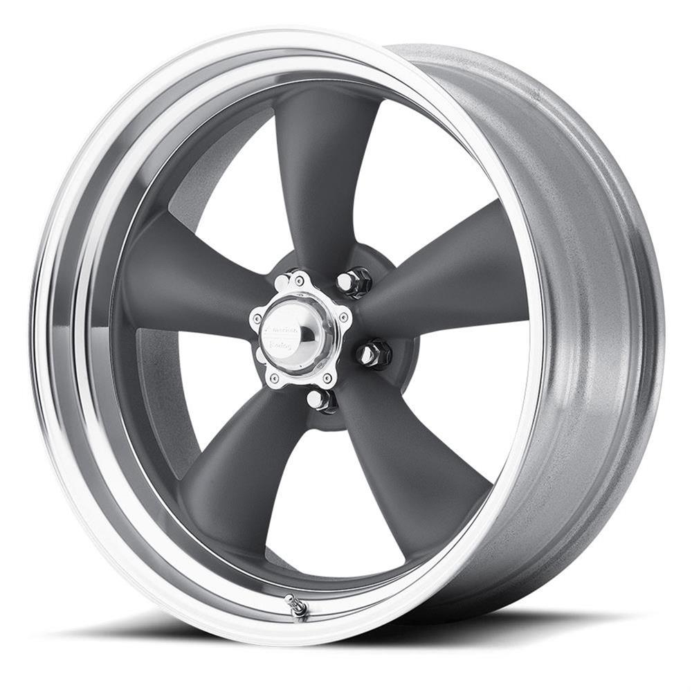 American Racing VN2157863US American Racing VN215 Gray Classic Torq-Thrust II One-Piece Wheels