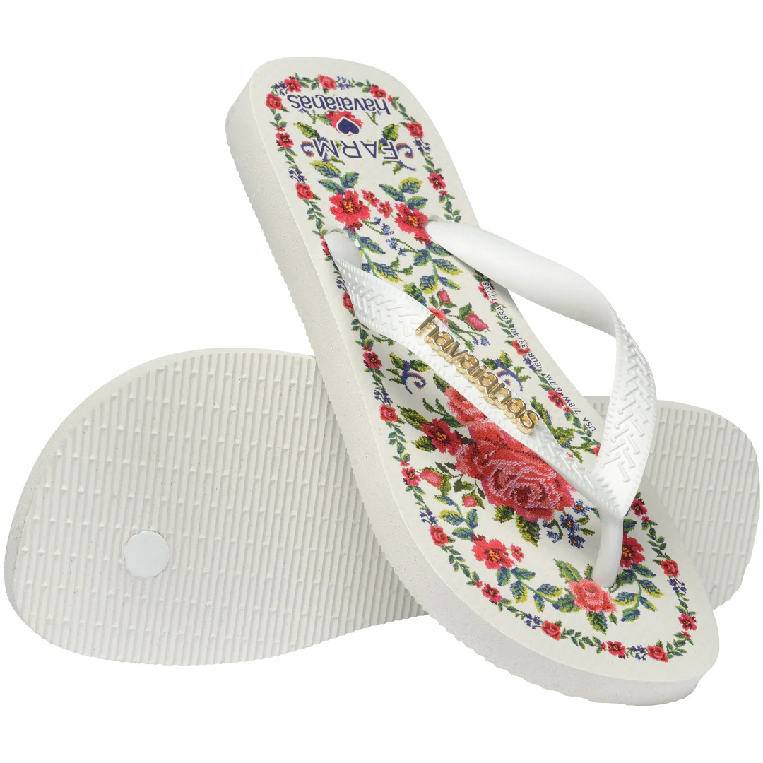 Chinelo Havaianas Farm Flor de Realeza