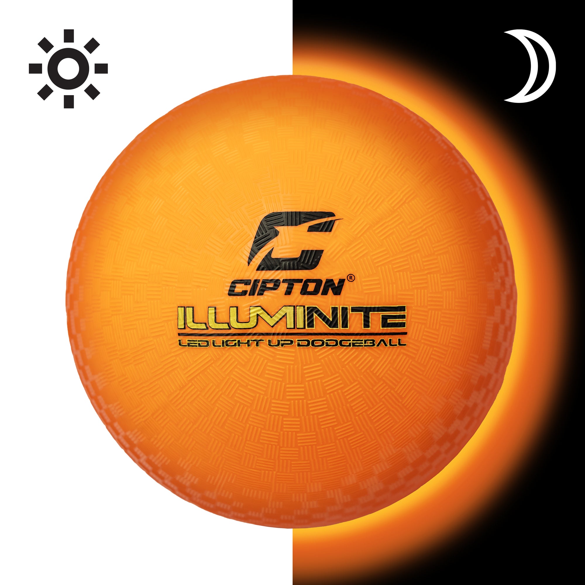 Cipton Light Up Official Size Dodgeball and Kickball Pump Included