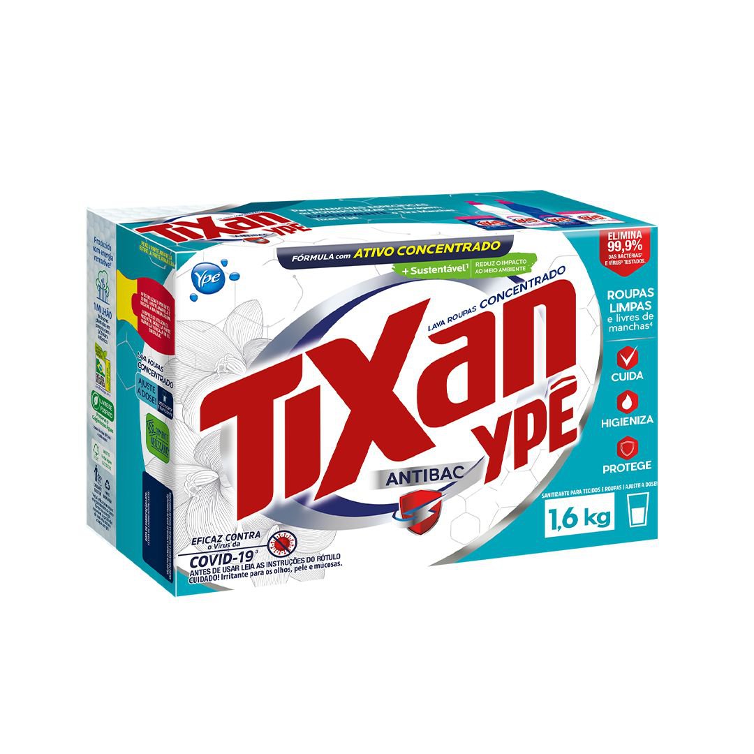 Sabao em Po Tixan Ype Antibac 1,6Kg