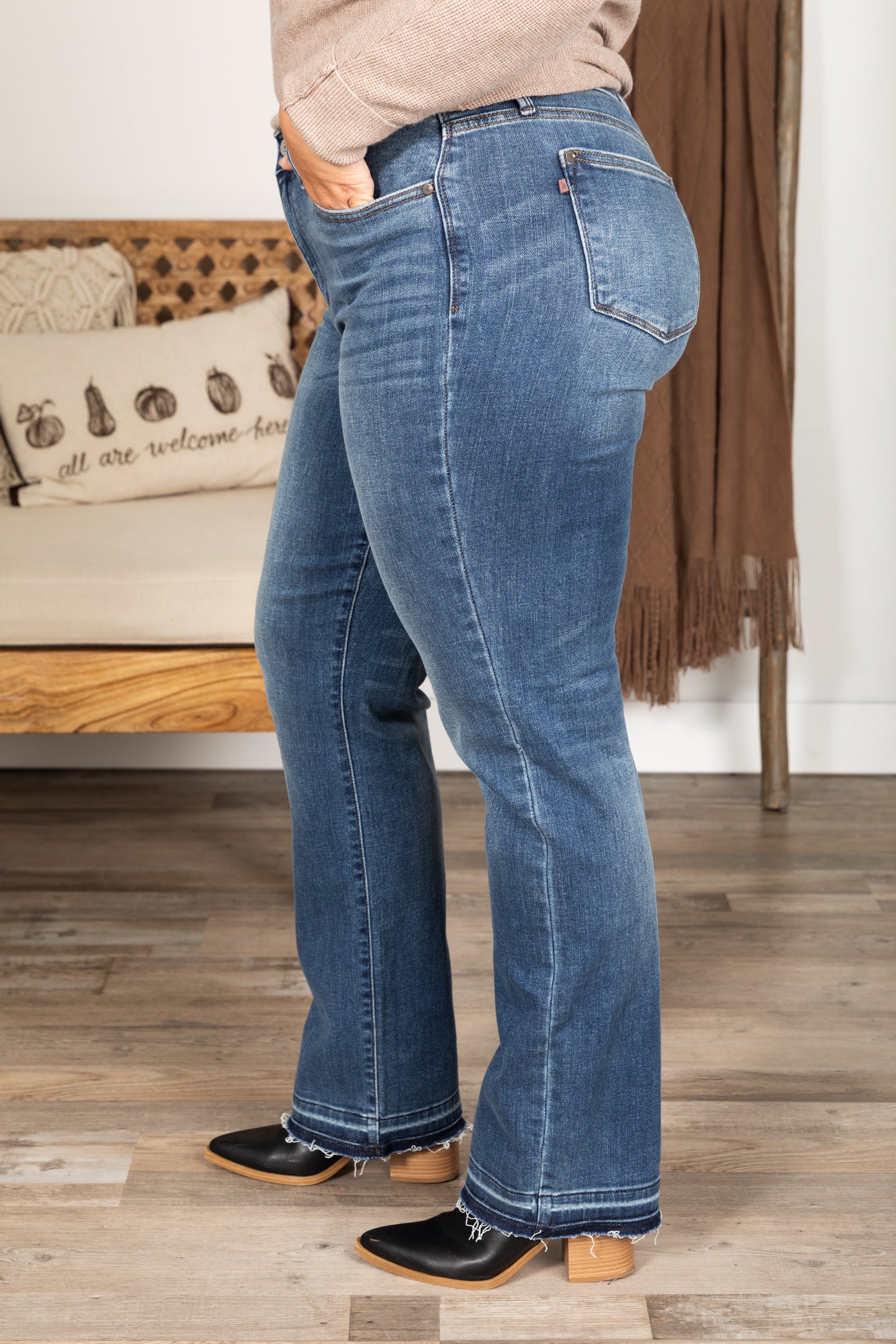 Judy Blue Dad Jean With Release Hem