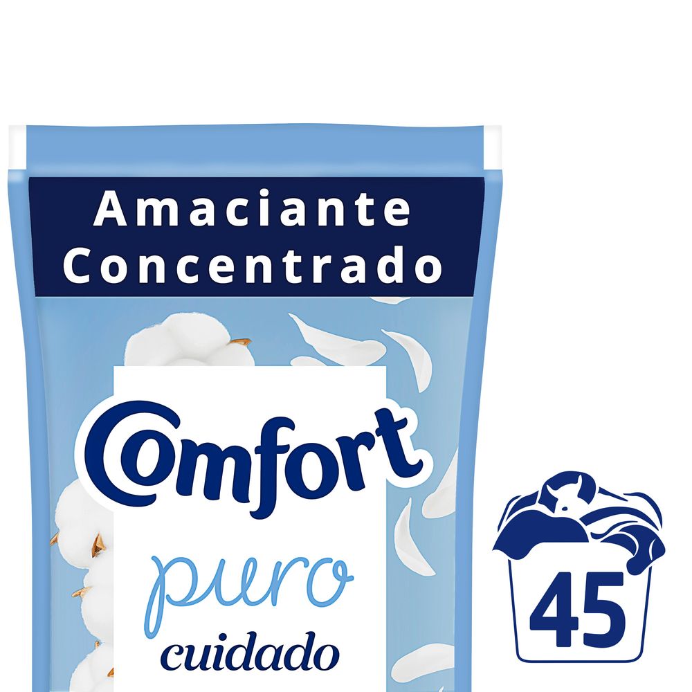 Amaciante Concentrado Comfort Puro Cuidado Refil 900ml