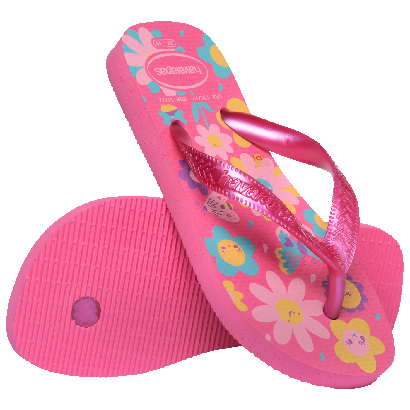Chinelo Havaianas Infantil Flores