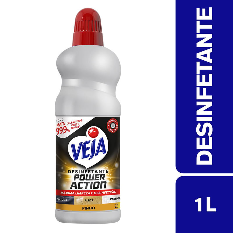 Desinfetante Multisuperficies Veja Power Action Pinho 1L