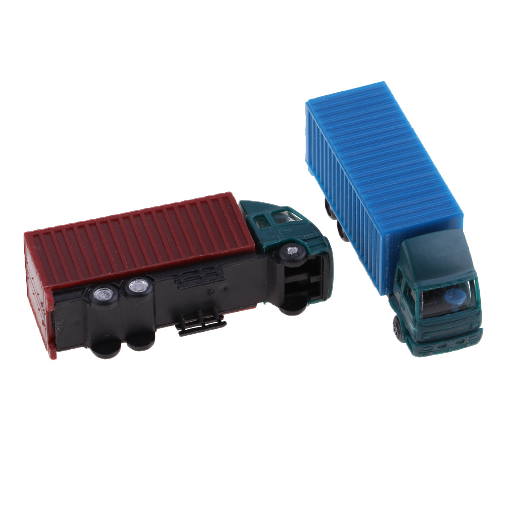 Container Truck Construction Vehicle /150 Scale Lorry Model Figure