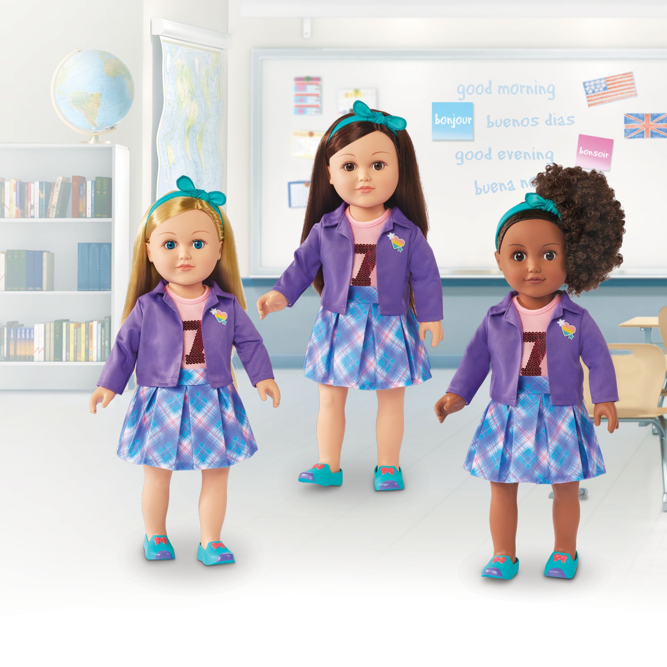 My Life As Eva Posable 18 inch Doll, Blonde Hair, Blue Eyes