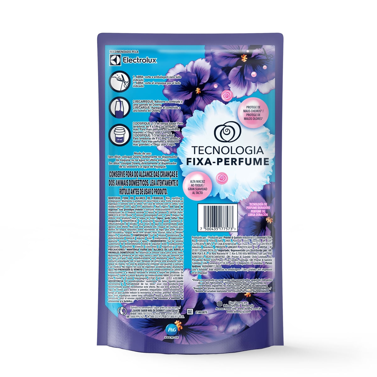 Amaciante De Roupa Concentrado Lirios Do Campo Downy Sache 1,6l