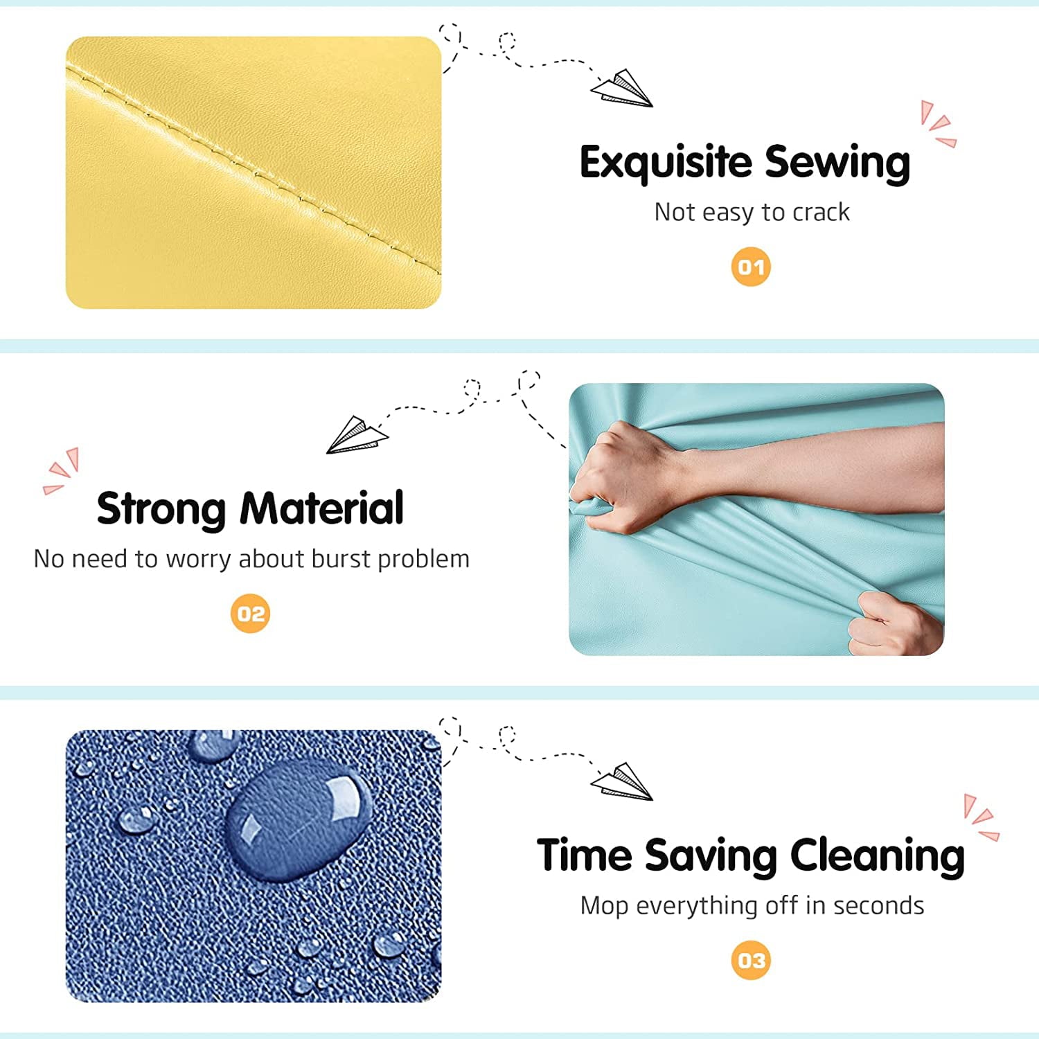 6-Piece Kids Soft Play Corner Climbers Foam Play Set Indoor Climbers for Toddler 1-3，Pink/Blue