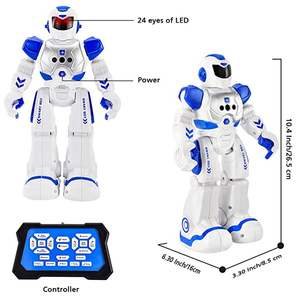 Cosmonic Remote Control Robot Singing Dancing Programmable with Infrared Gesture Age 3 -8 Blue