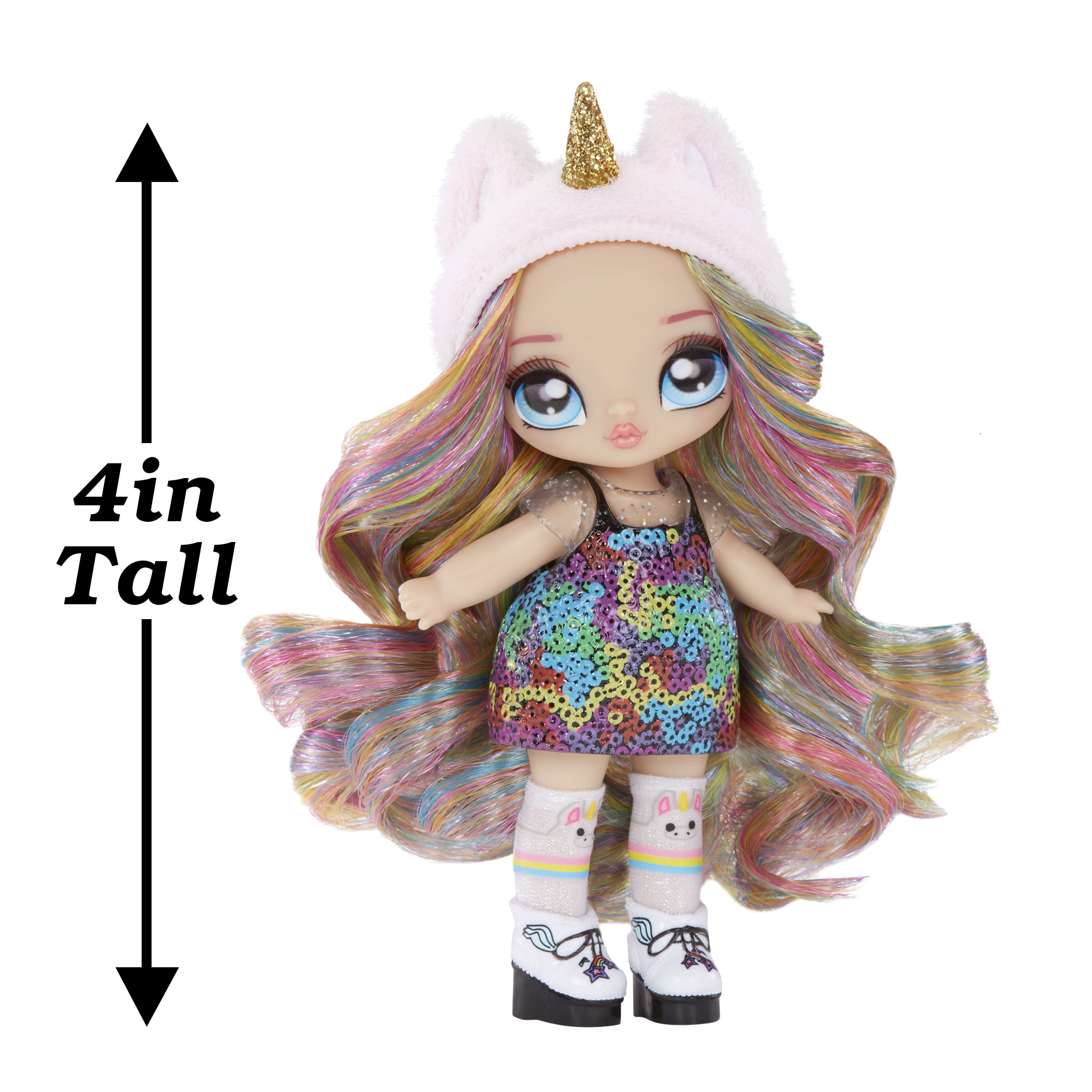Na Na Na Surprise Minis Series 1 - 4" Fashion Doll - Mystery Packaging with Confetti Surprise, Includes Doll, Outfit, Shoes, Poseable, Great Toy Gift for Kids Girls Boys Ages 5 6 7 8+ Years