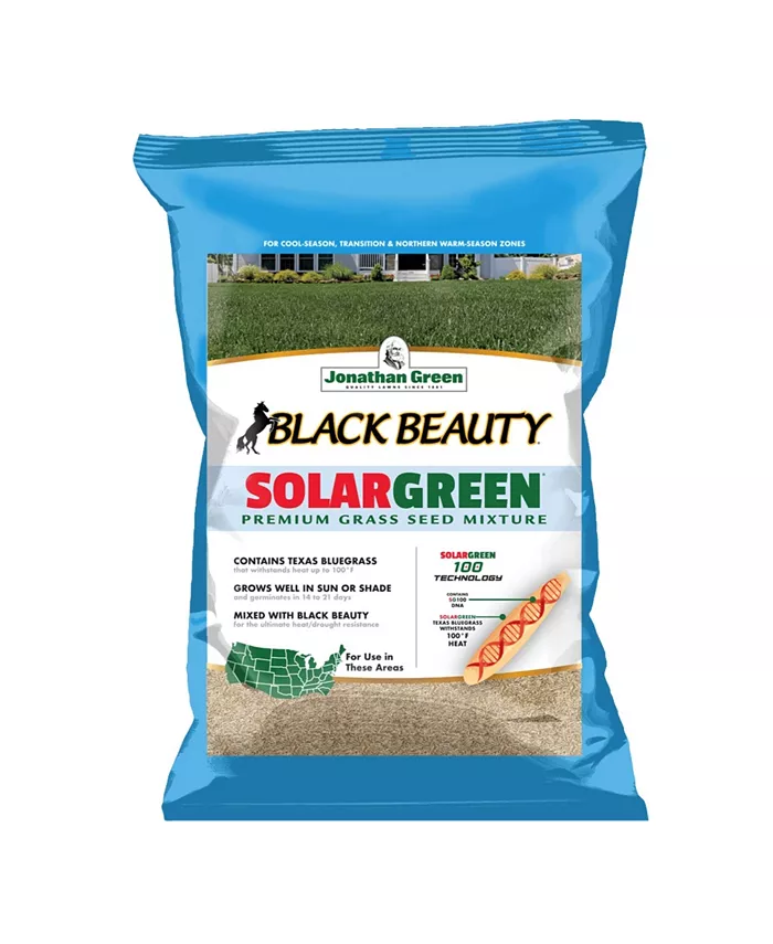 Jonathan Green Black Beauty Solar Green Texas Bluegrass Seed， 25lb
