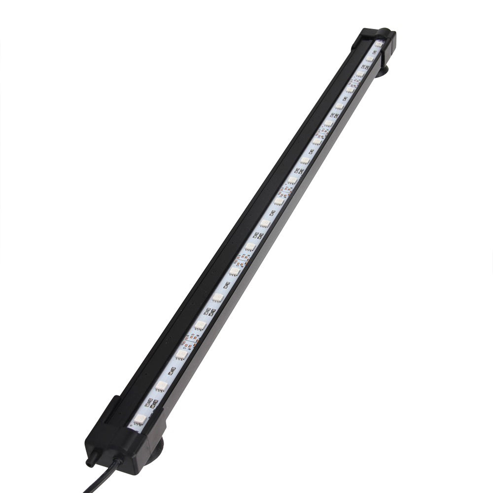 RisingPro 16CM-51CM RGB Waterproof Air Bubble Remote Control Lamp LED Aquarium Fish Tank Light Submersible Light Making Oxygen