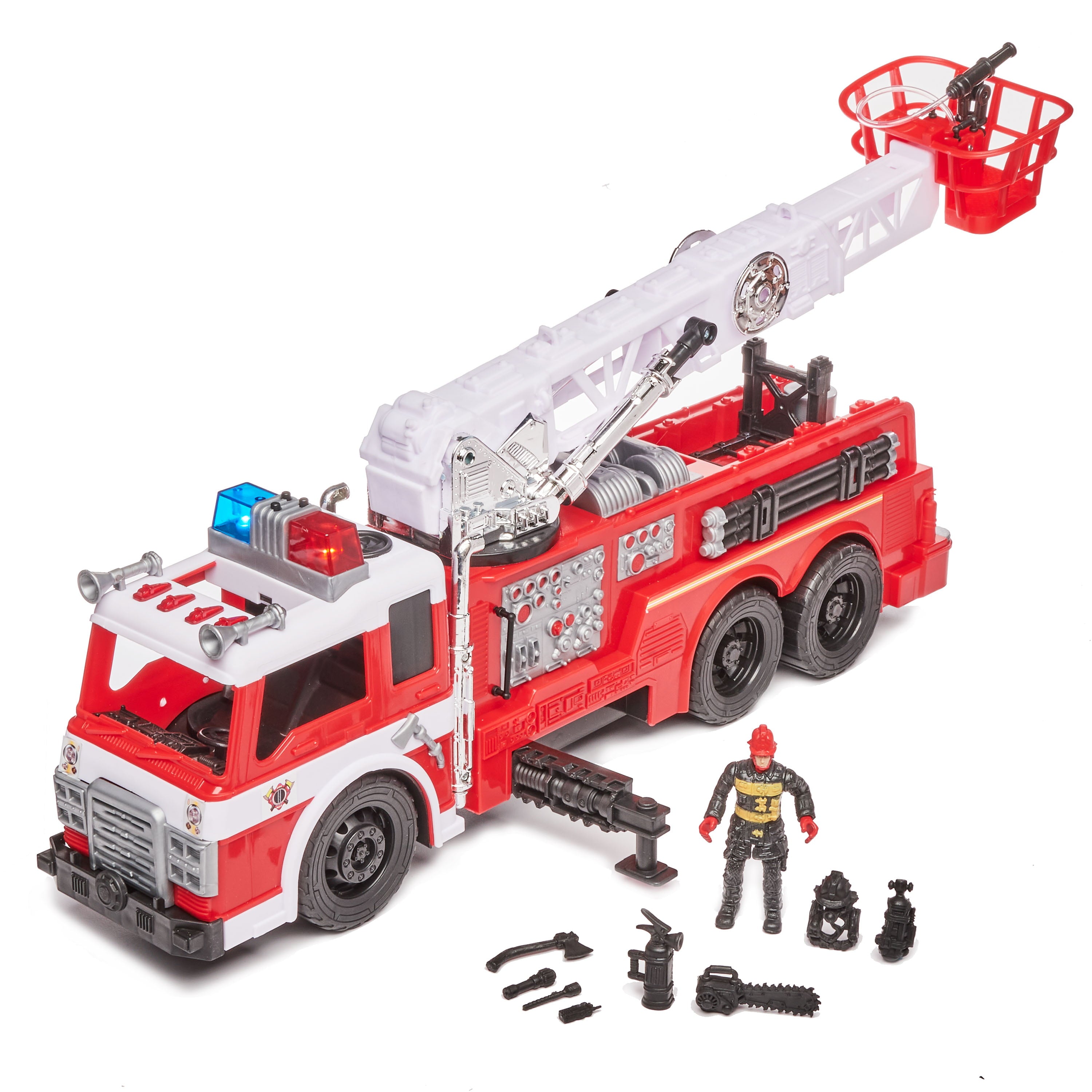 Kid Connection Fire Truck Play Set， 10 Pieces