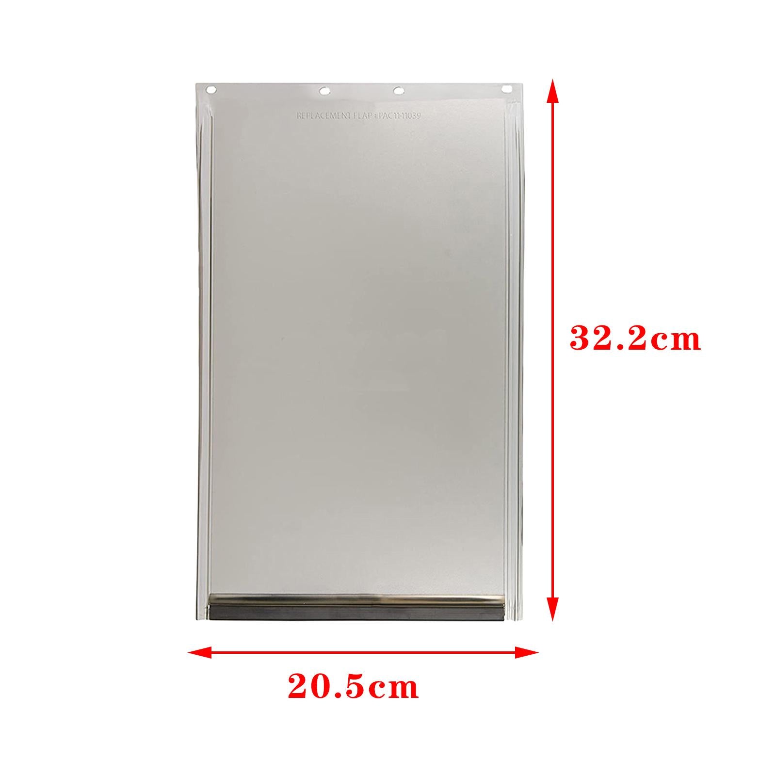 Durable Replacement Dog Door Flap Replace Freely in and Out Home Compatible with 4 Holes