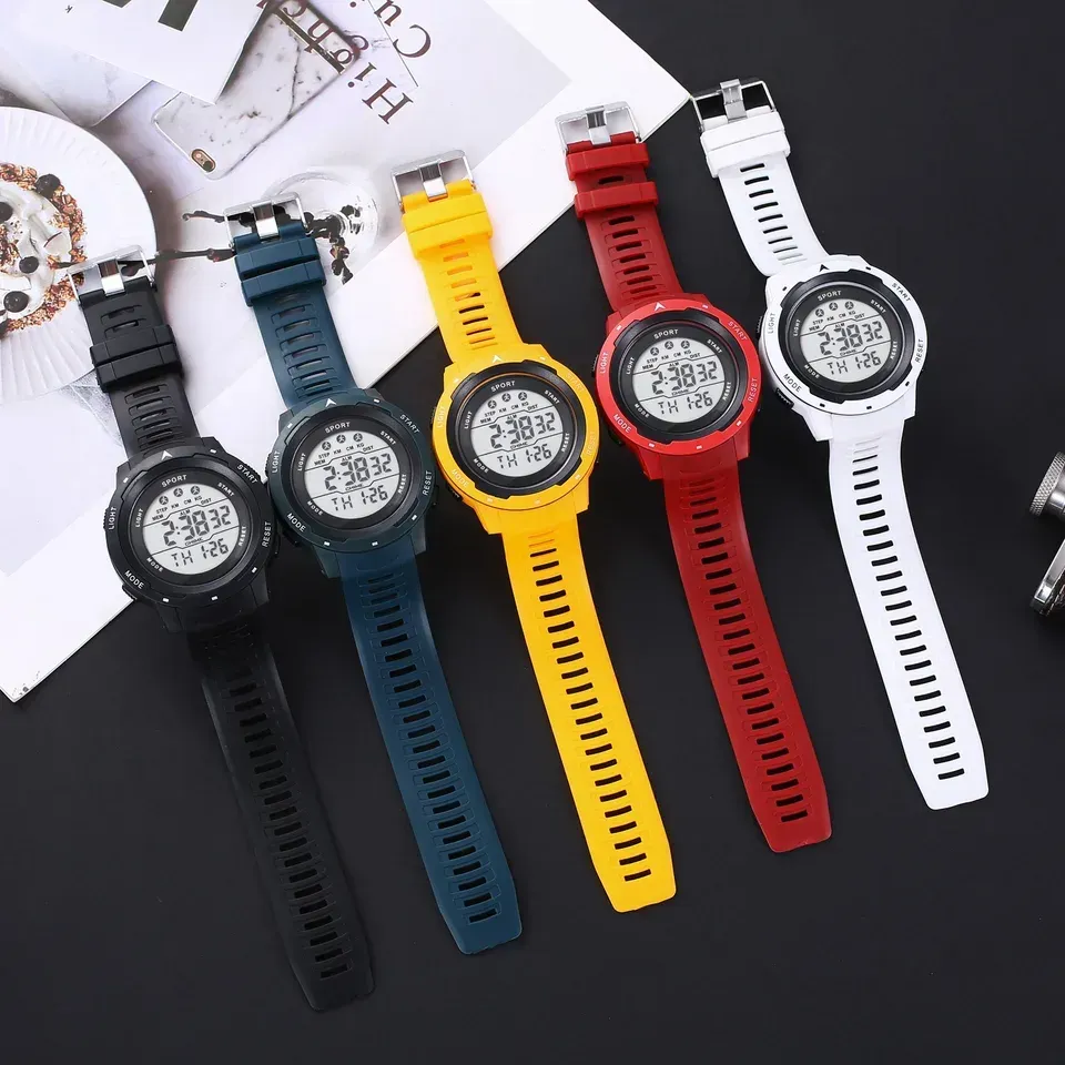 LIUYANGTIAN Sports Digital Watch for Men Kids Boys Multifunction Clock Luminous Chronograph Sweatproof Sport Watch Electronic Wristwatch