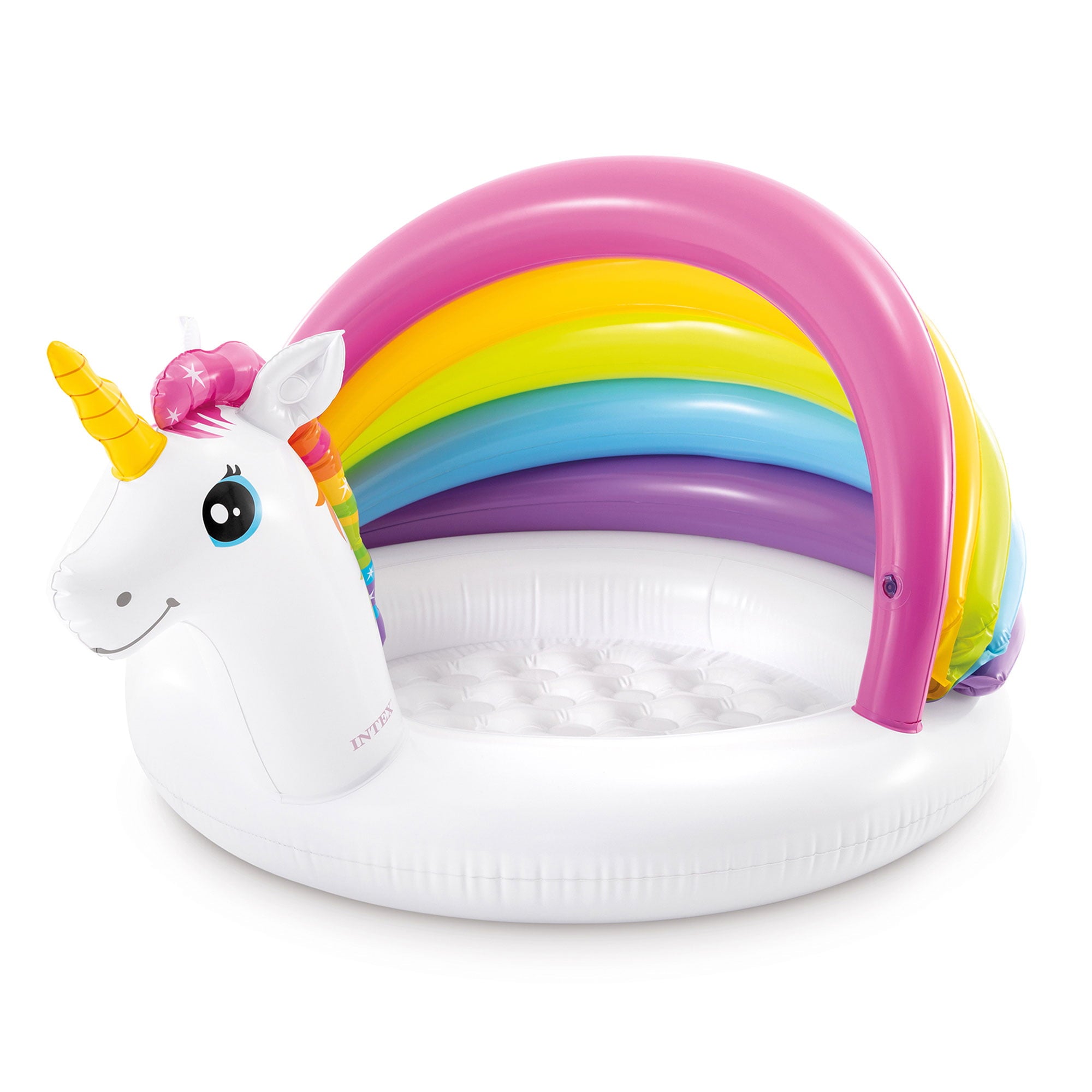 Intex Recreation 114133 Unicorn Baby Pool with Built-in Sunshade