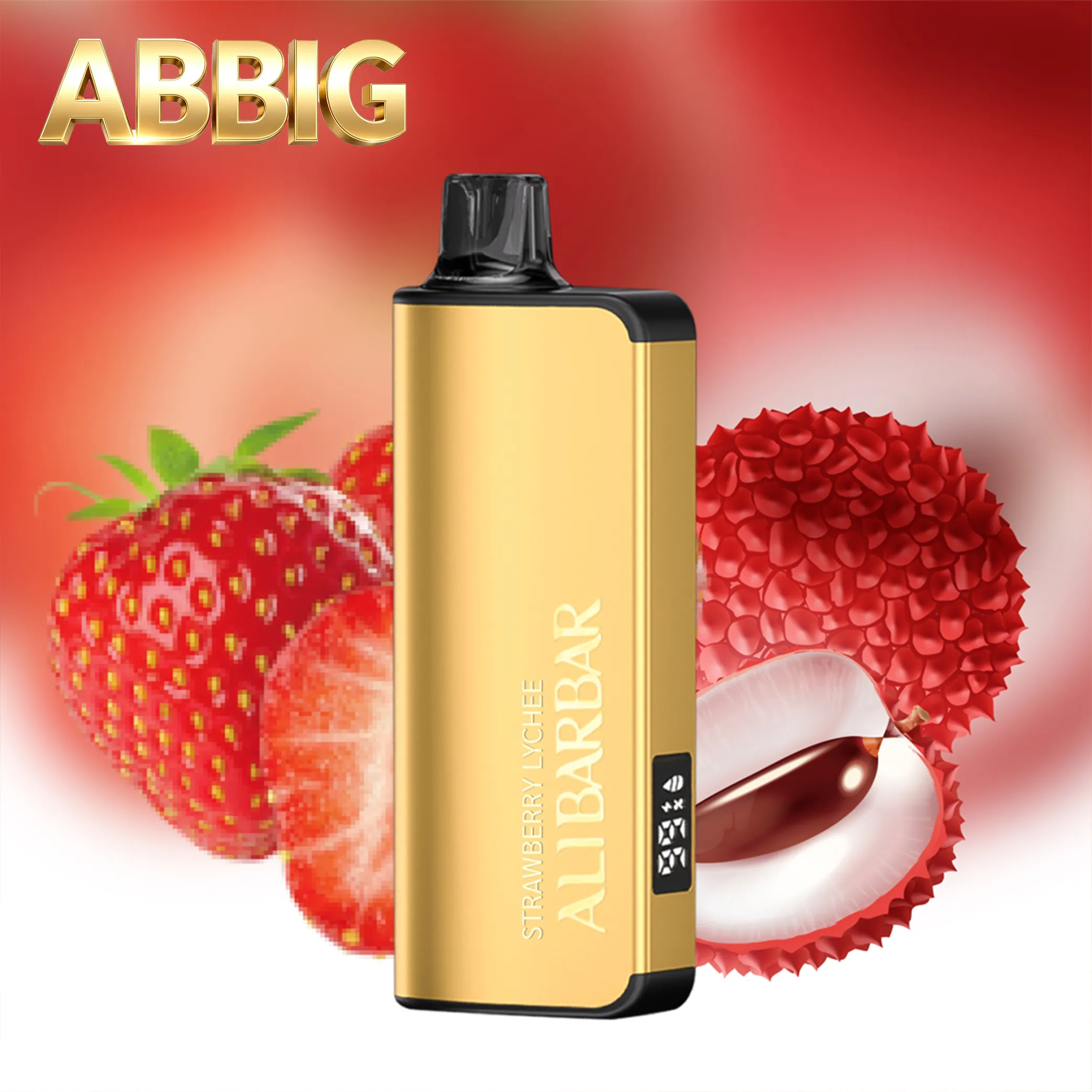 🔥 Alibarbar ABBIG 9000 Puffs Strawberry Lychee Sydney Stock 🚚🇦🇺