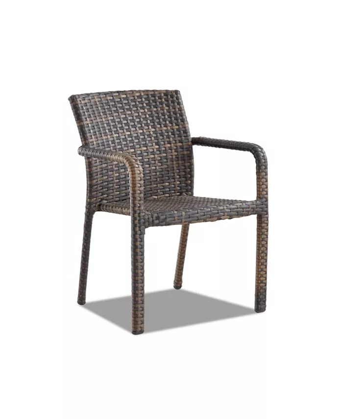 Furniture CLOSEOUT! Set of 2 Crossroads Outdoor Aluminum Arm Chairs
