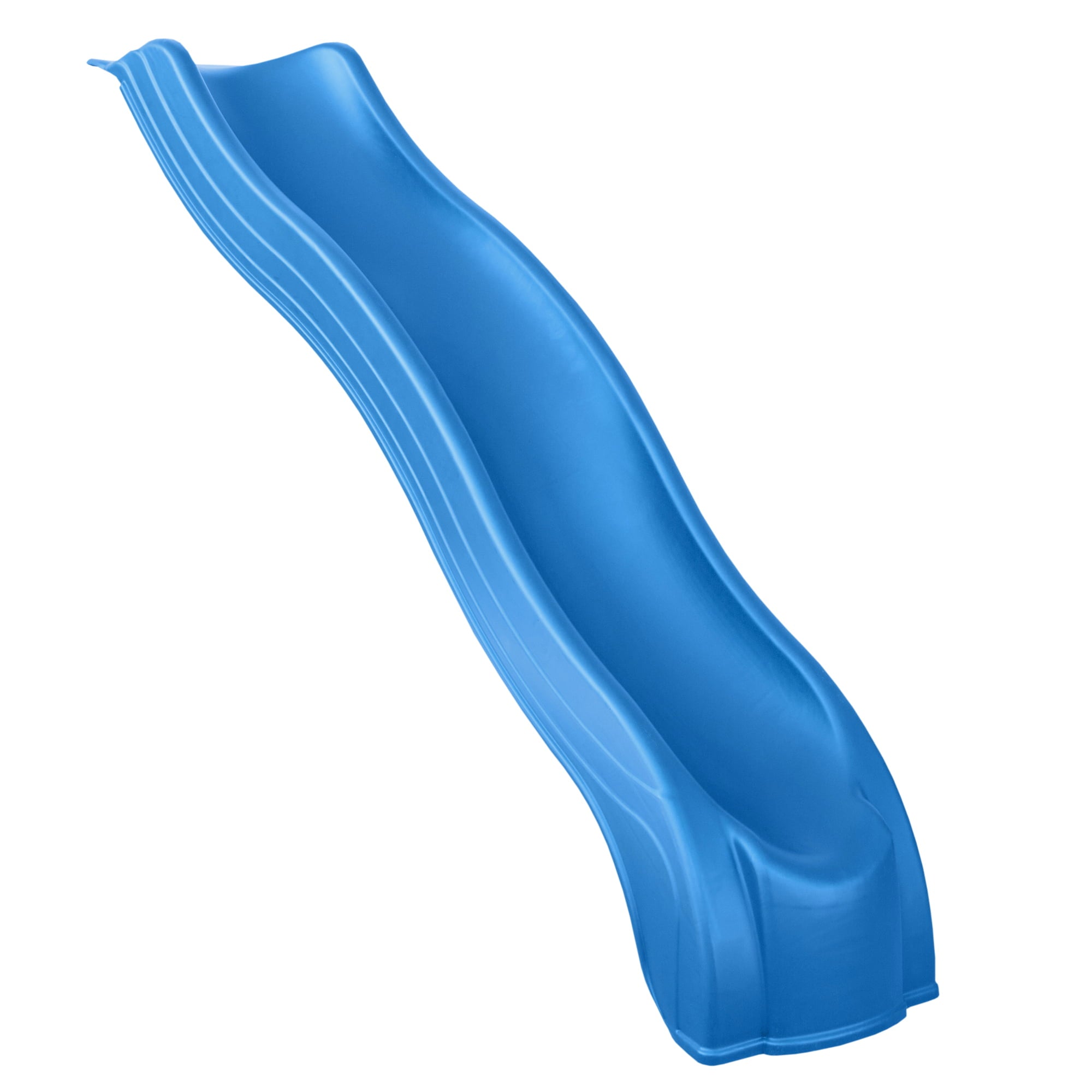Swing-N-Slide 4 Foot Apex Wave Slide with Lifetime Warranty， Blue