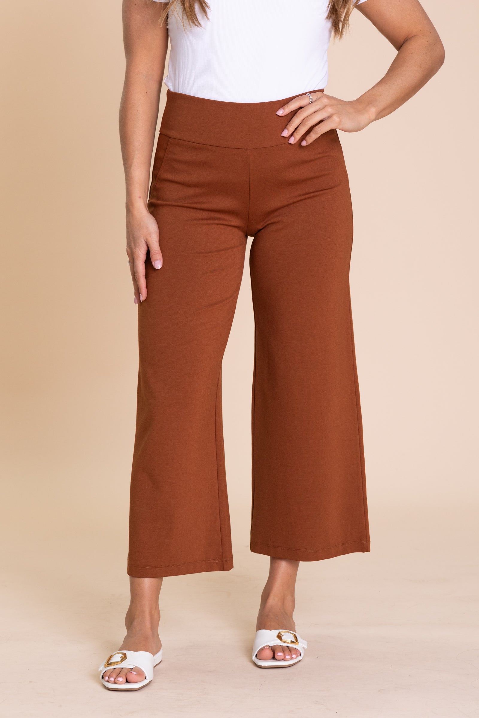 The Magic Cropped Wide Leg Pant