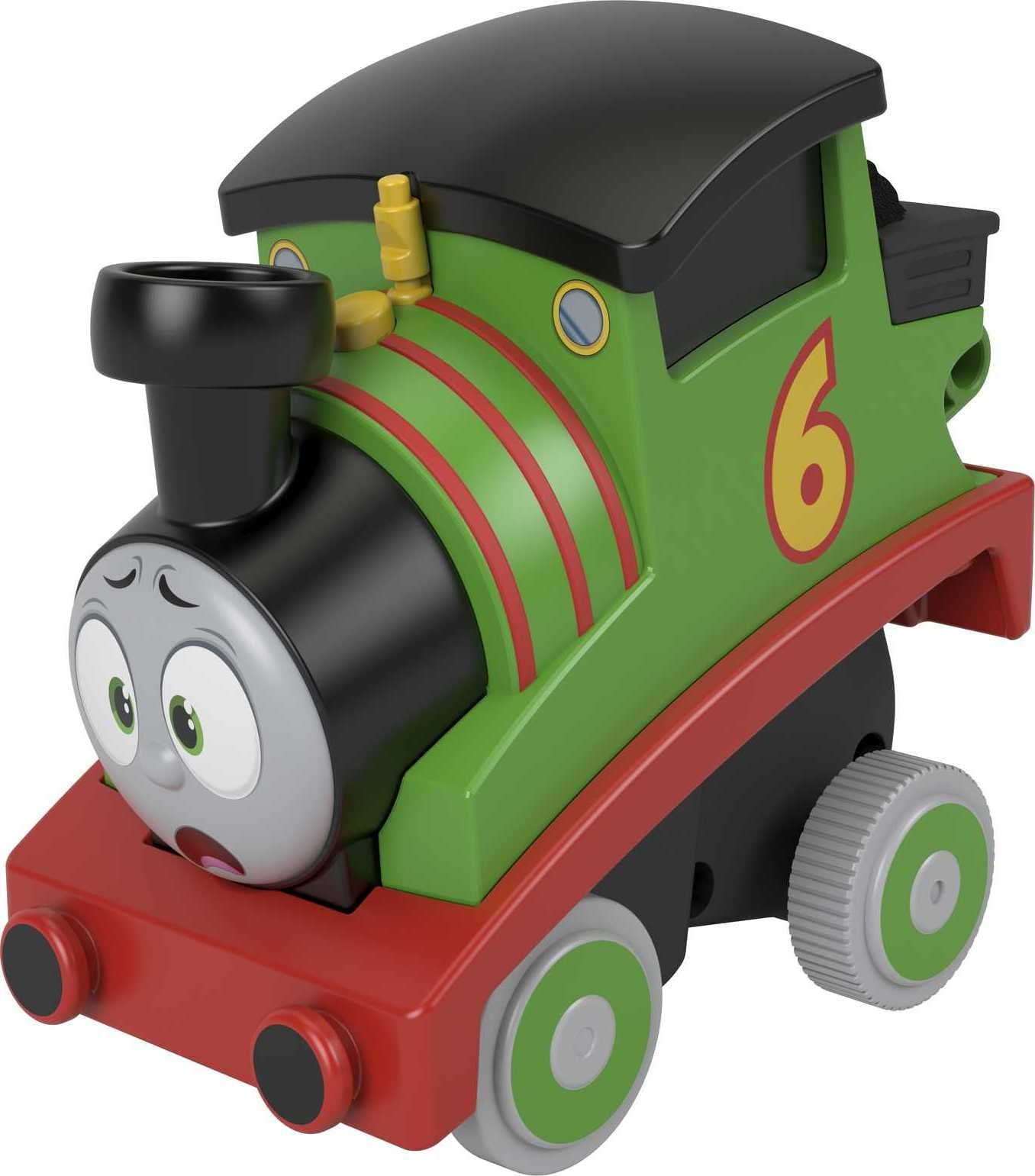 Thomas and Friends Press n’ Go Stunt Percy Train Engine Racing Vehicle