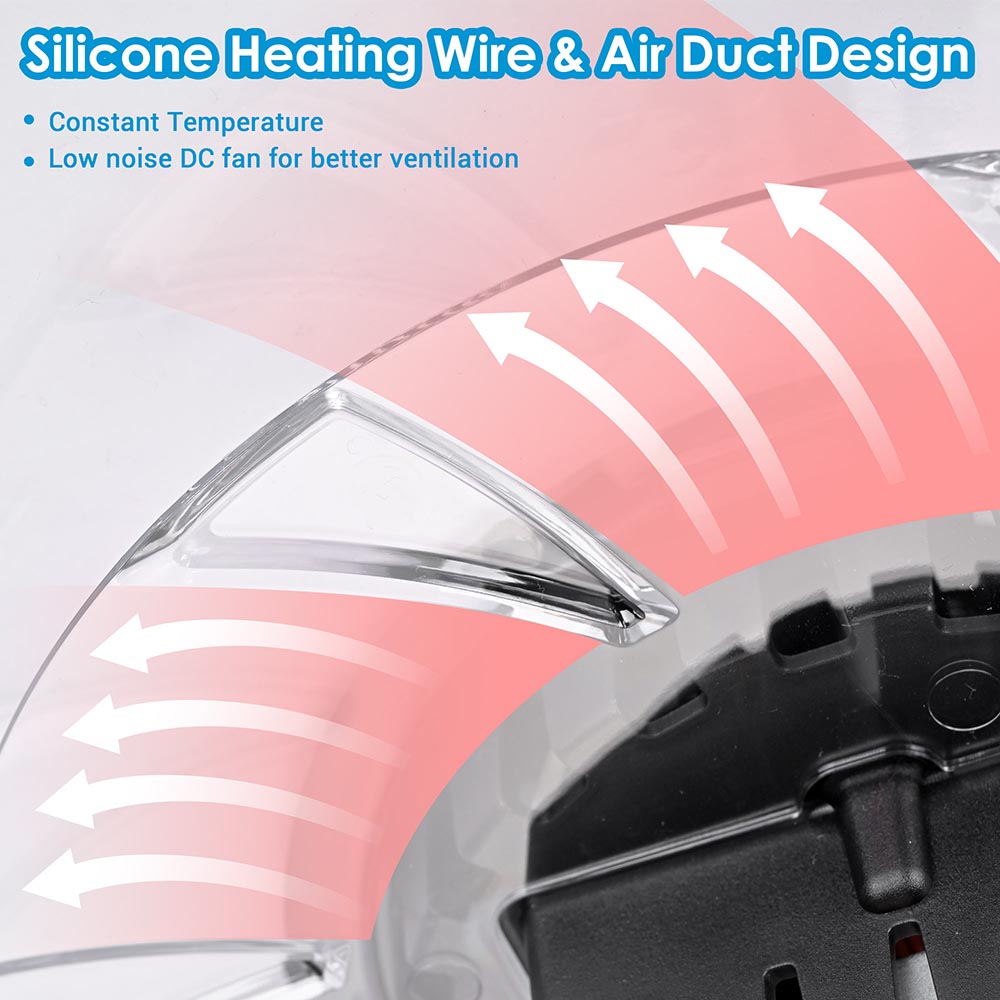 Yescom 30 Egg Incubator Auto Turning Temper Humidity Display