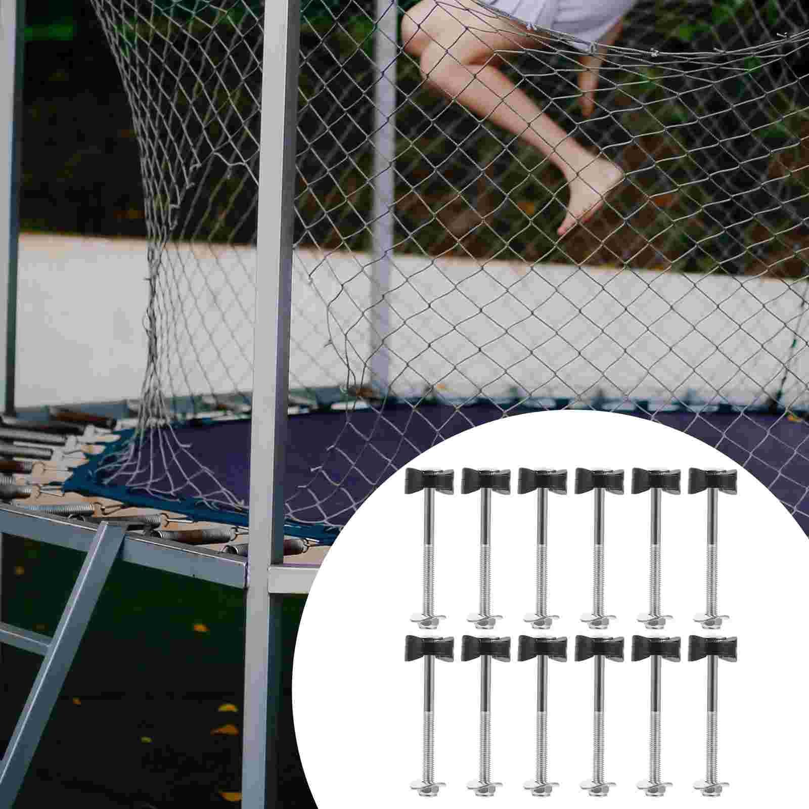 Portable Trampoline Screws Strengthen Durable Stable Iron Loose Trampoline Enclosure Pole Spacers for Kids Trampoline