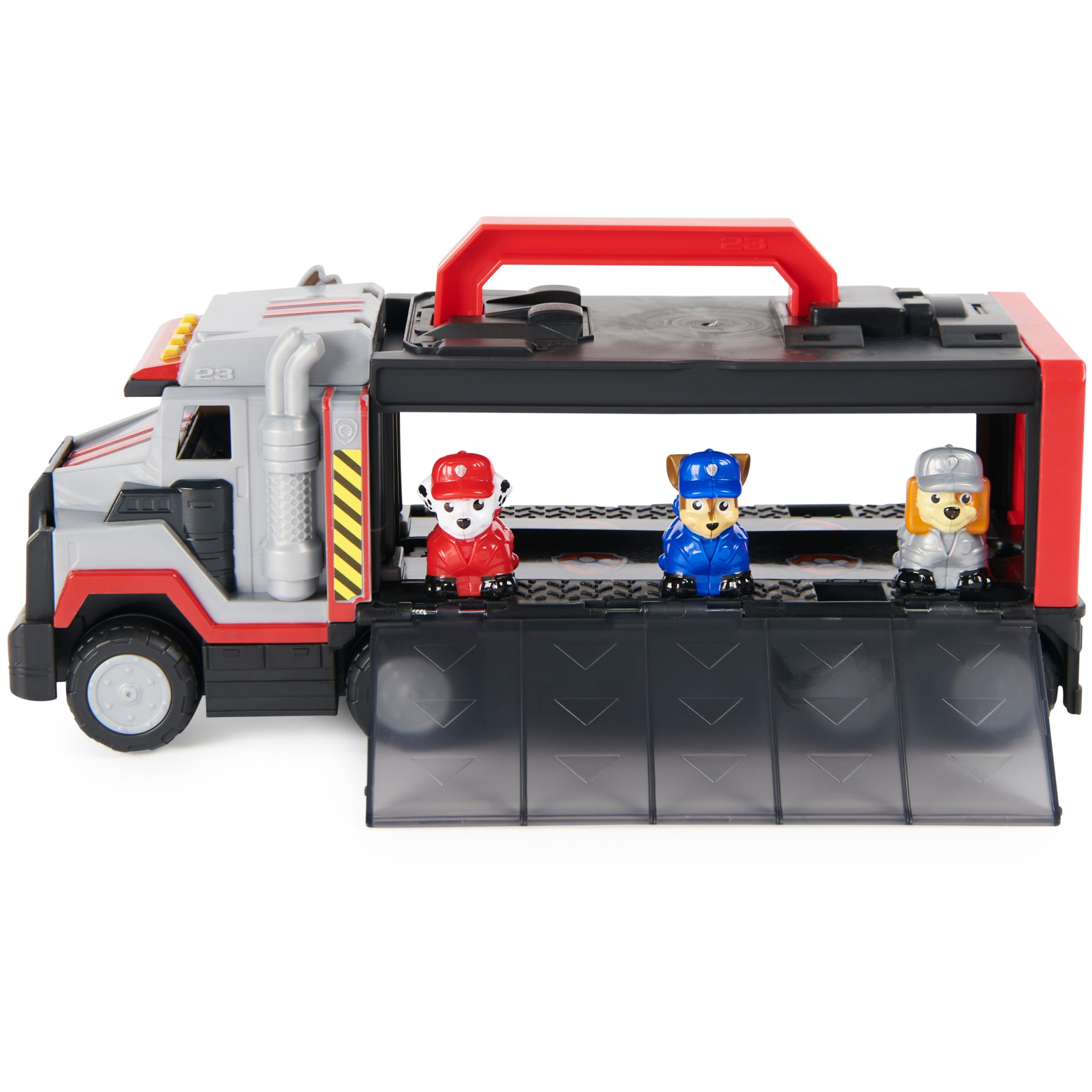 PAW Patrol， Micro Movers， Al Truck Storage Case with Action Figures， for Ages 3 and up