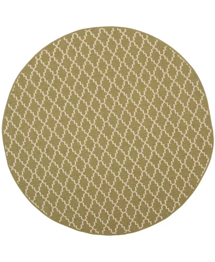 Safavieh Courtyard Green and Beige 6'7