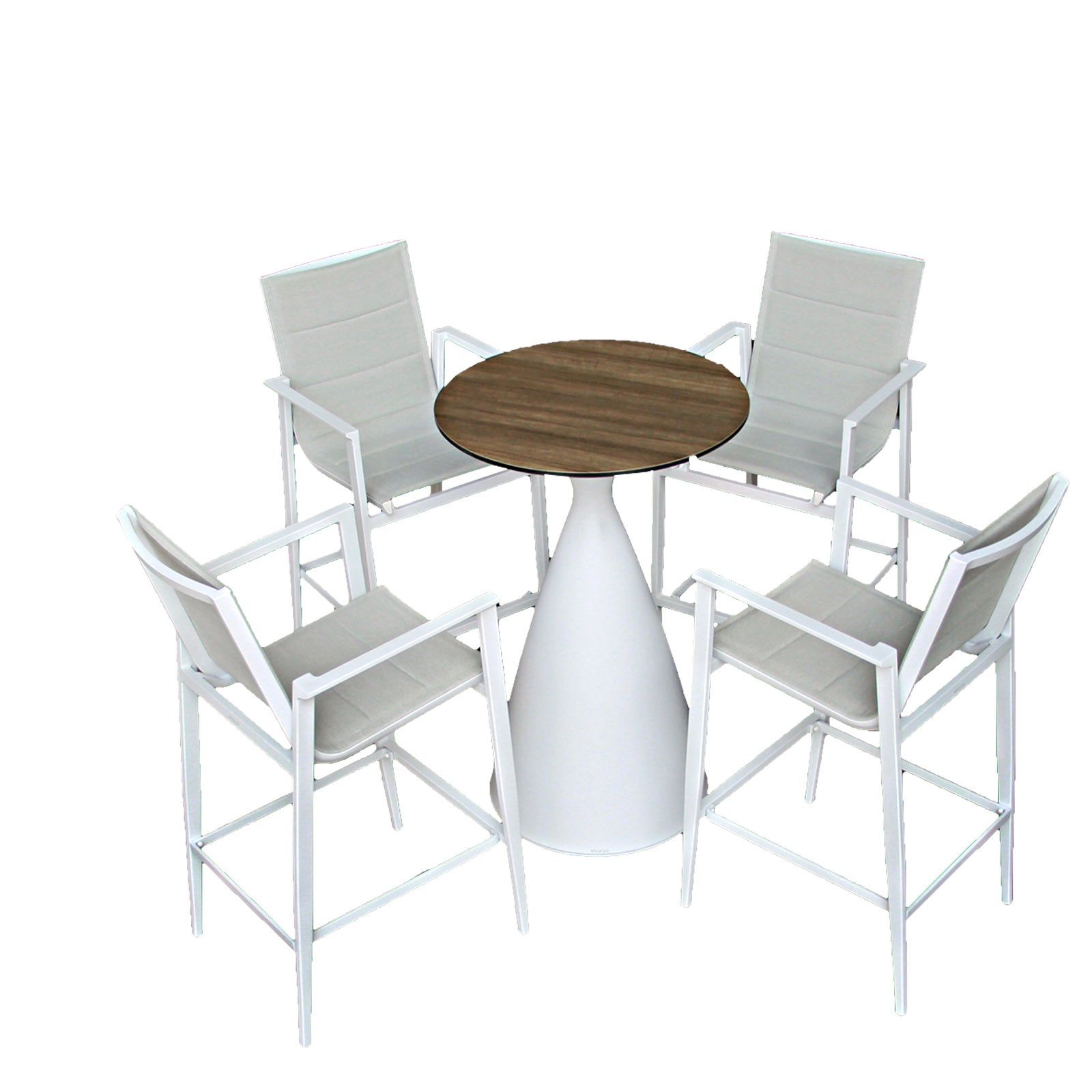 Tango Aluminum Outdoor  Bar Table Aether-Bar-W-Table