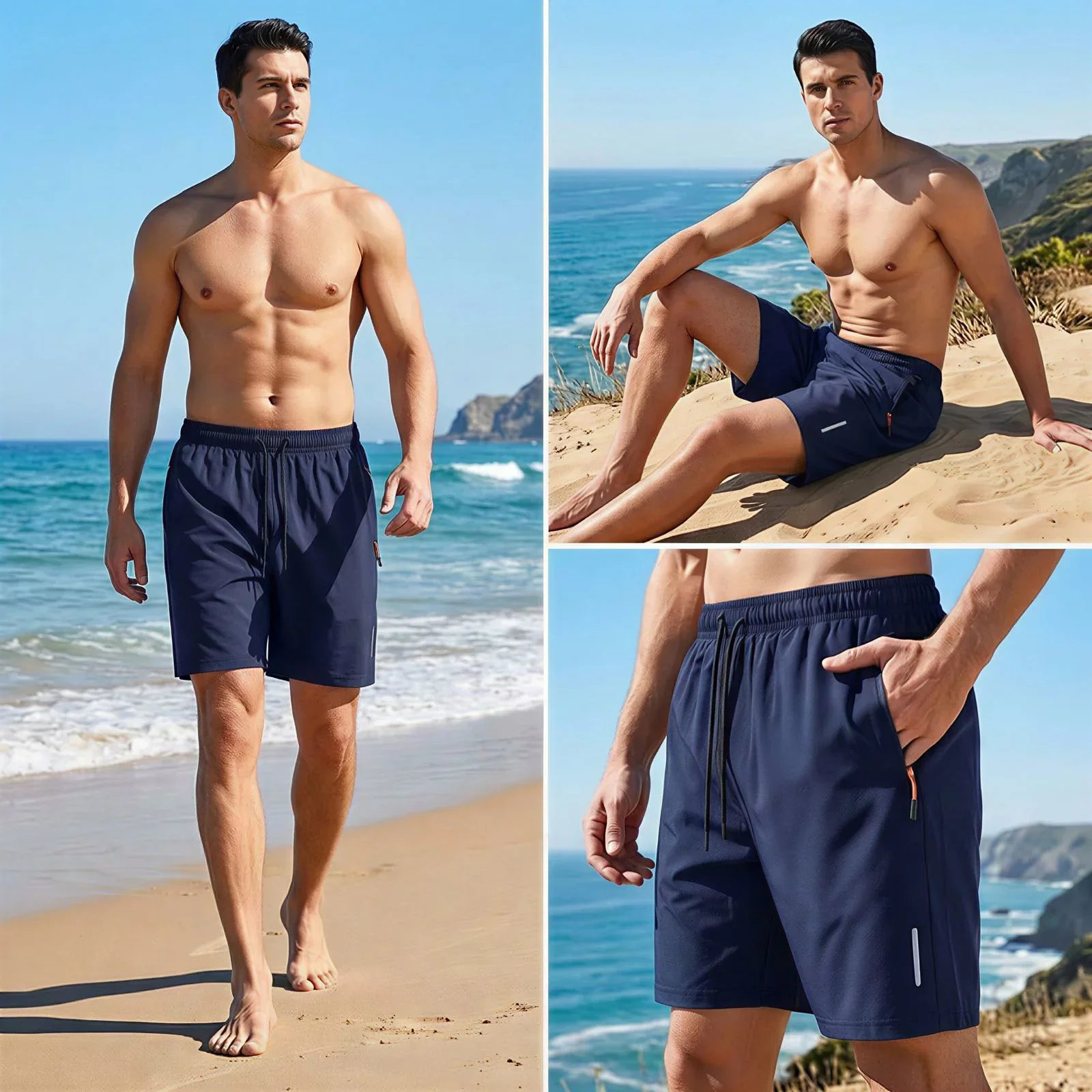 [COMPRE 2 E LEVE 4] Bermudas Esporte Fino Summerlast em Seda Gelo