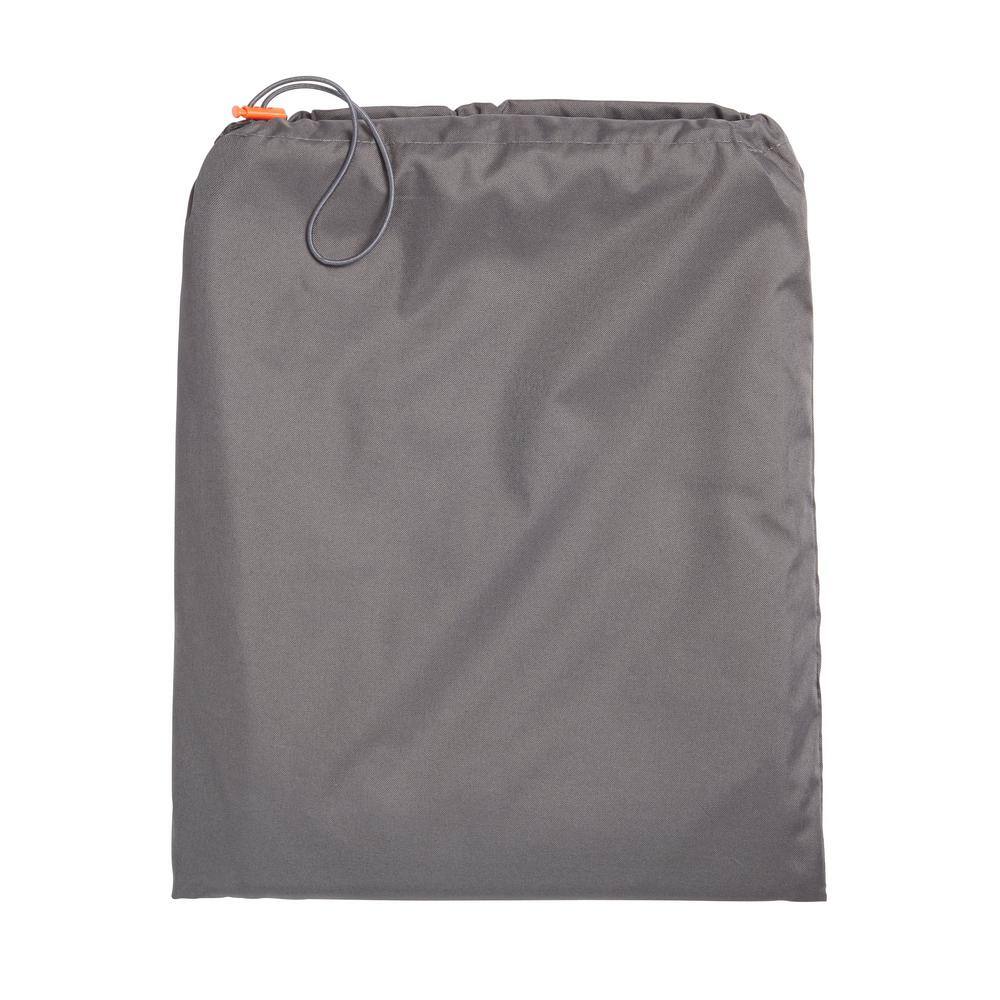 MODERN LEISURE Renaissance Ultralite Water Resistant Outdoor Stand Up Patio Heater Cover， 32 in. W x 18.5 in. D x 95 in. H， Gray 3025