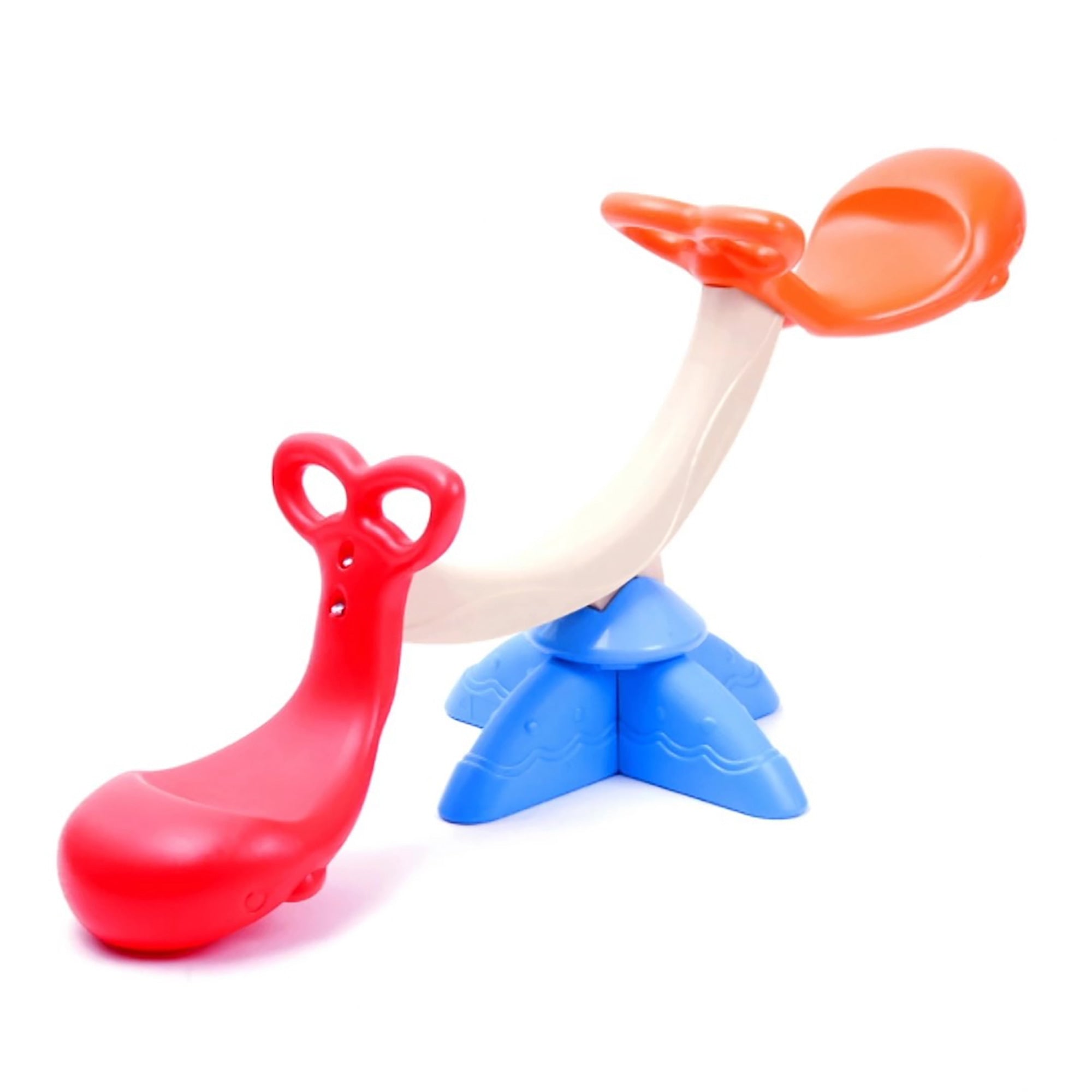 Grow'N Up: Happy Whale Seesaw - Toddler 2 Person Seesaw Toy， Indoor and Outdoor Fun， Sit and Spin 360 Degrees， Ages 2+