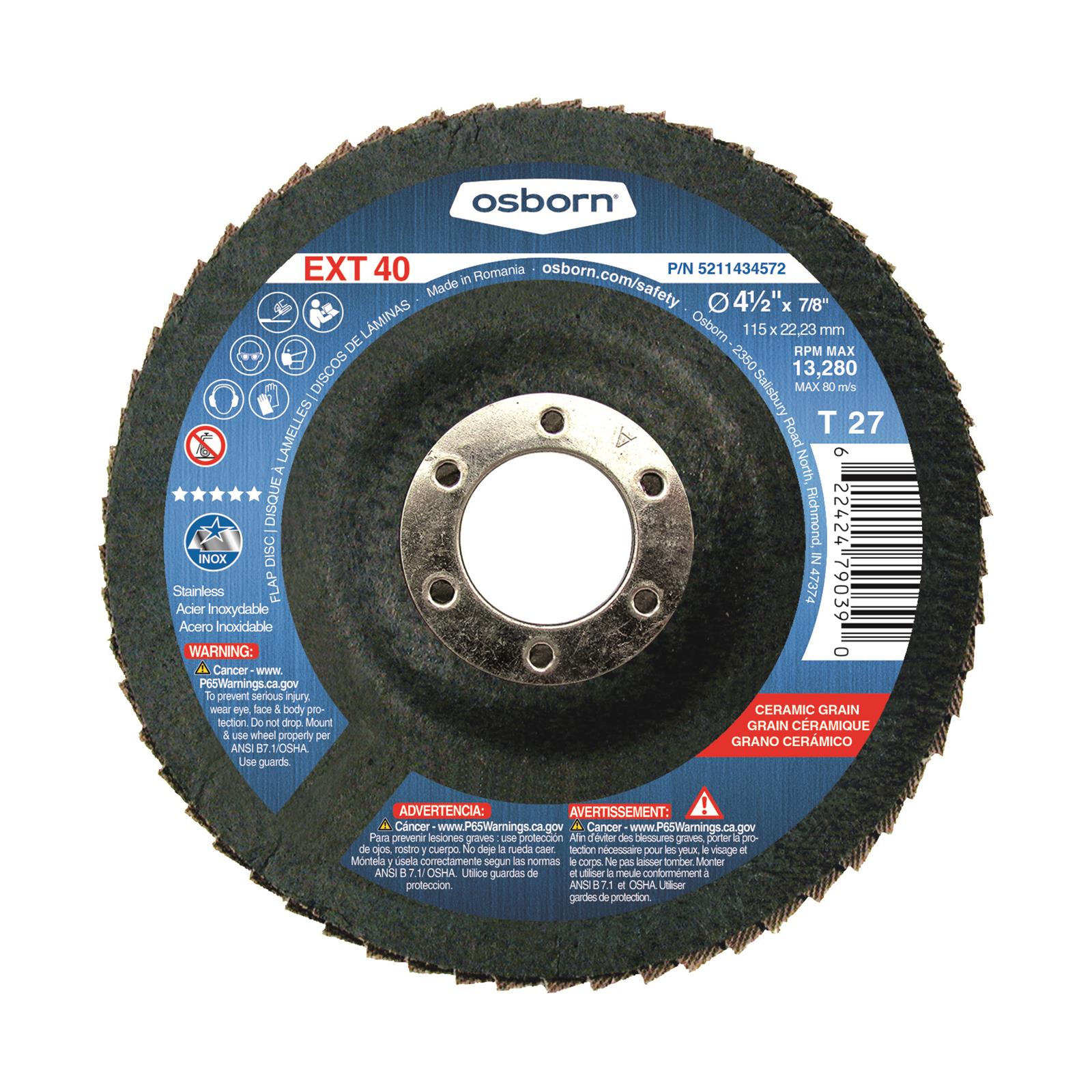 OSBORN 5211437572 Osborn Flap Discs