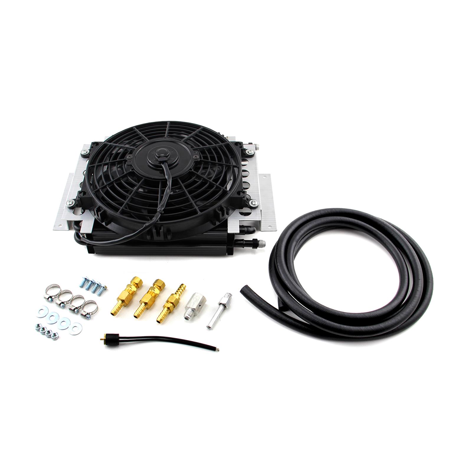 Speedmaster PCE187.1001 Speedmaster Dual Pass Transmission Oil Cooler and Fan Kits