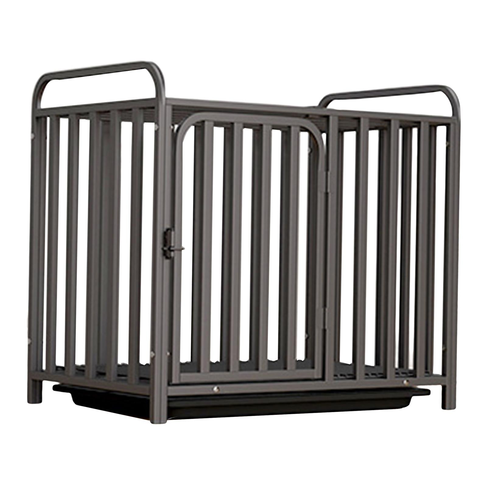 Heavy Duty Dog Crate， Dog Kennel Easy to Install with Removable Tray Strong Metal Large Dogs Cage Pet Kennel Playpen for Small Medium Pets