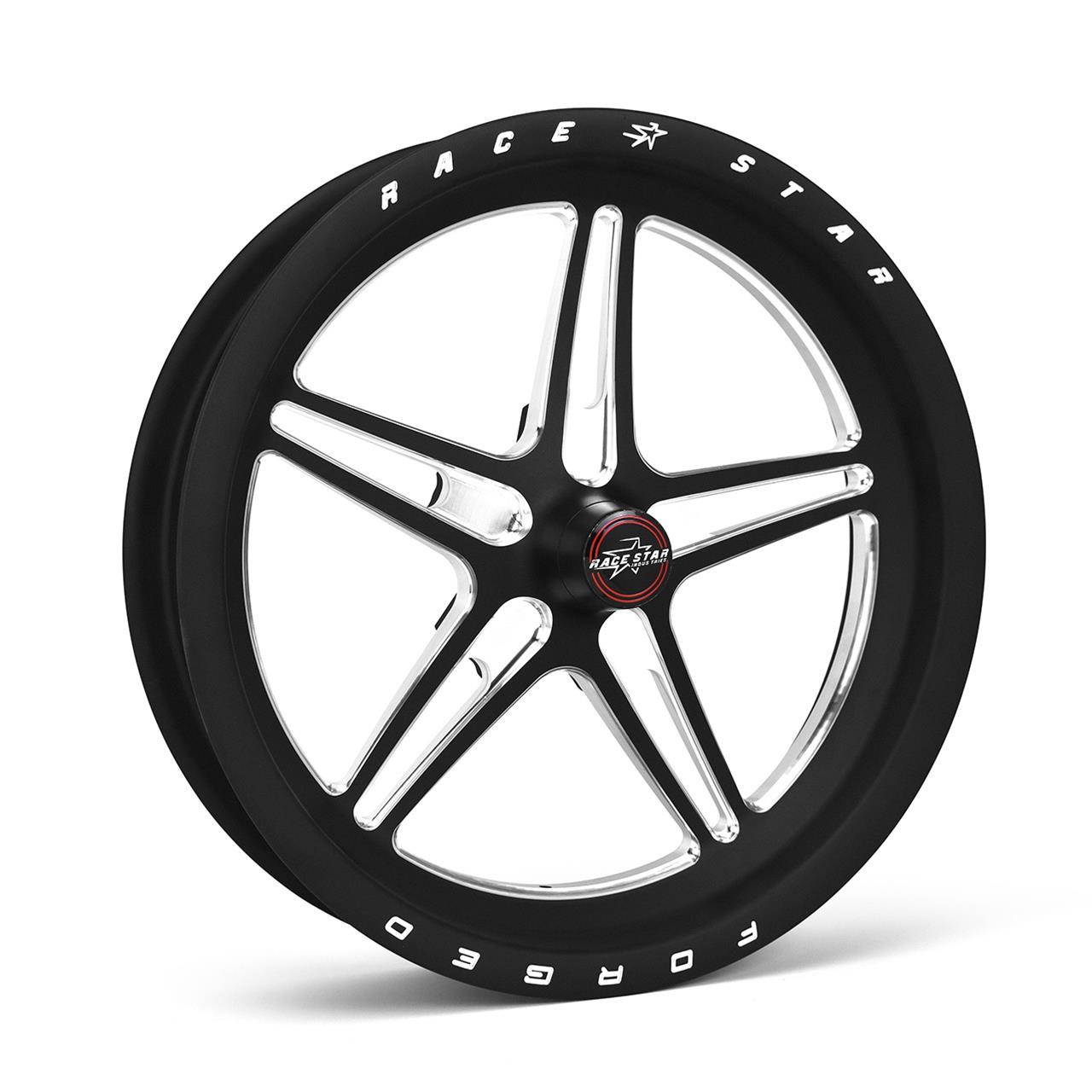 Race Star Industries 63-53500172LB Race Star 63 Pro Forged Black Anodized Machined Wheels