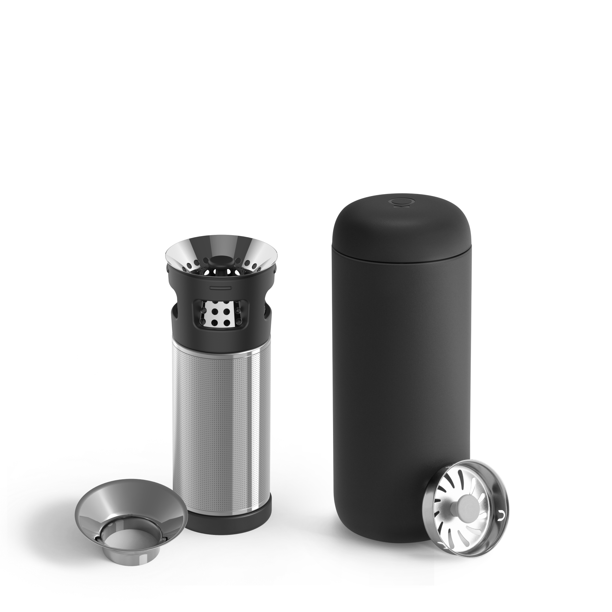 Stainless Steel Travel Mug 16oz Tea Infuser Leak-Resistant