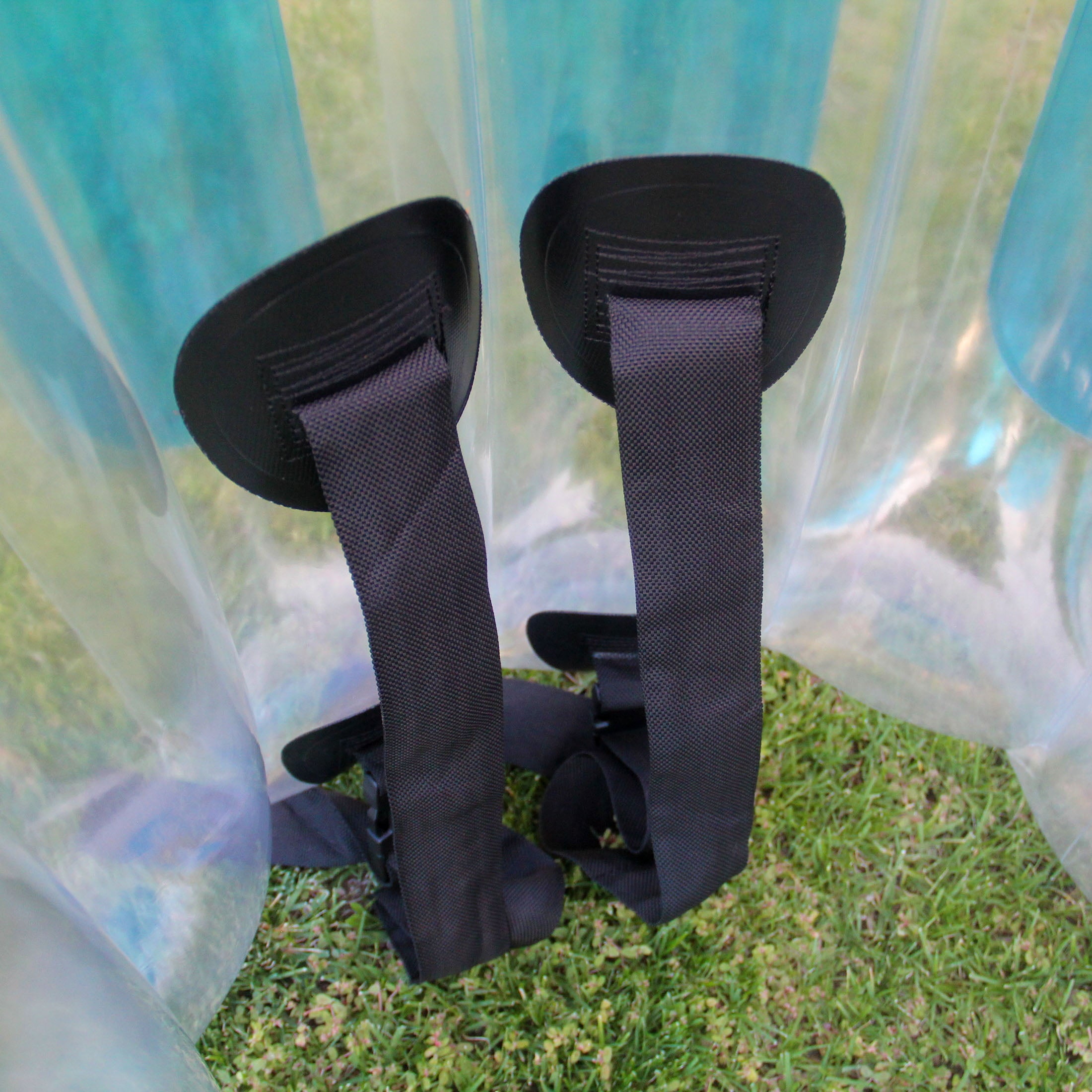 Sportspower Inflatable Thunder Bubble Soccer with Handles for Kids， 2 Pack