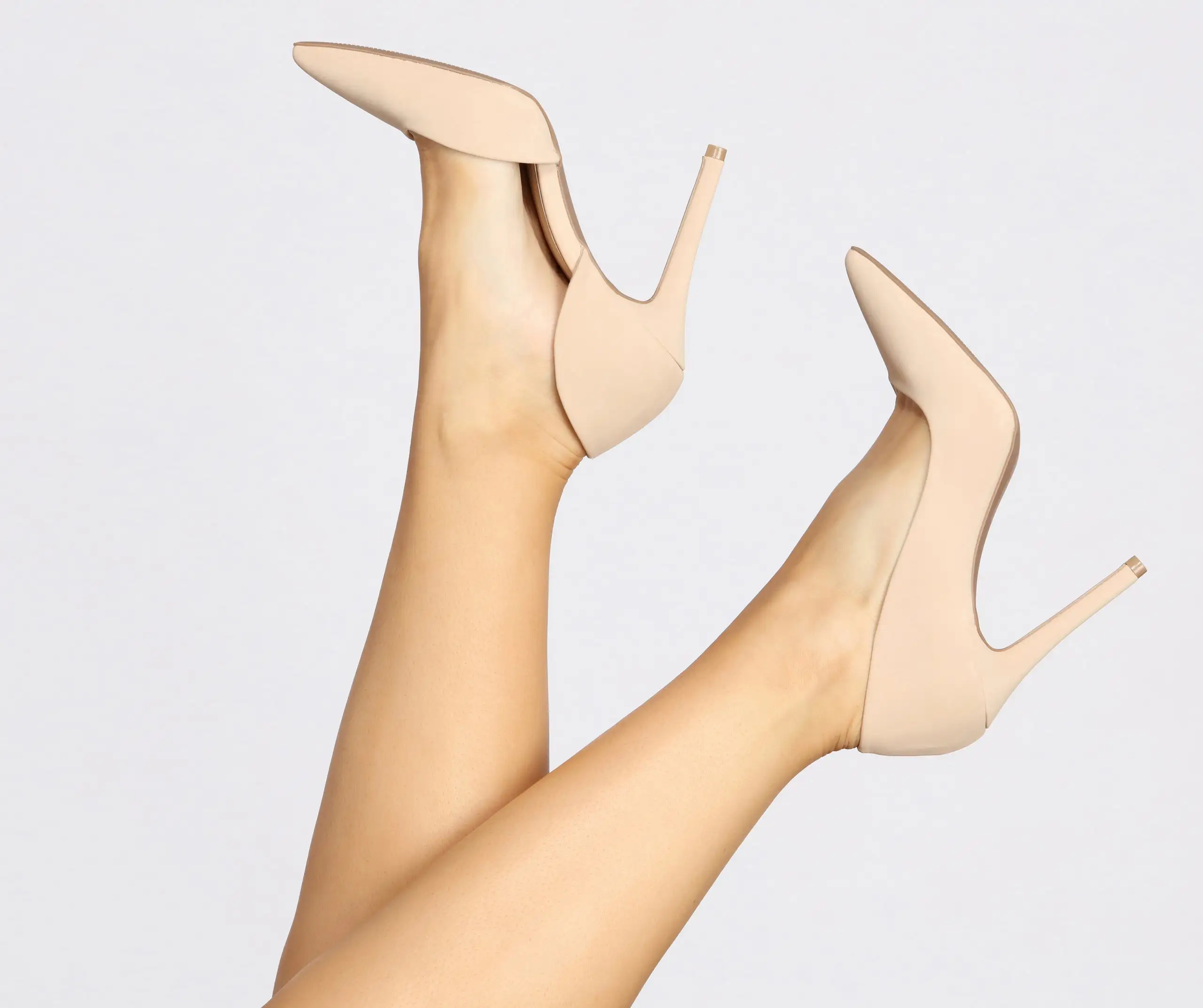 Serving Looks Point Toe Stiletto Pumps