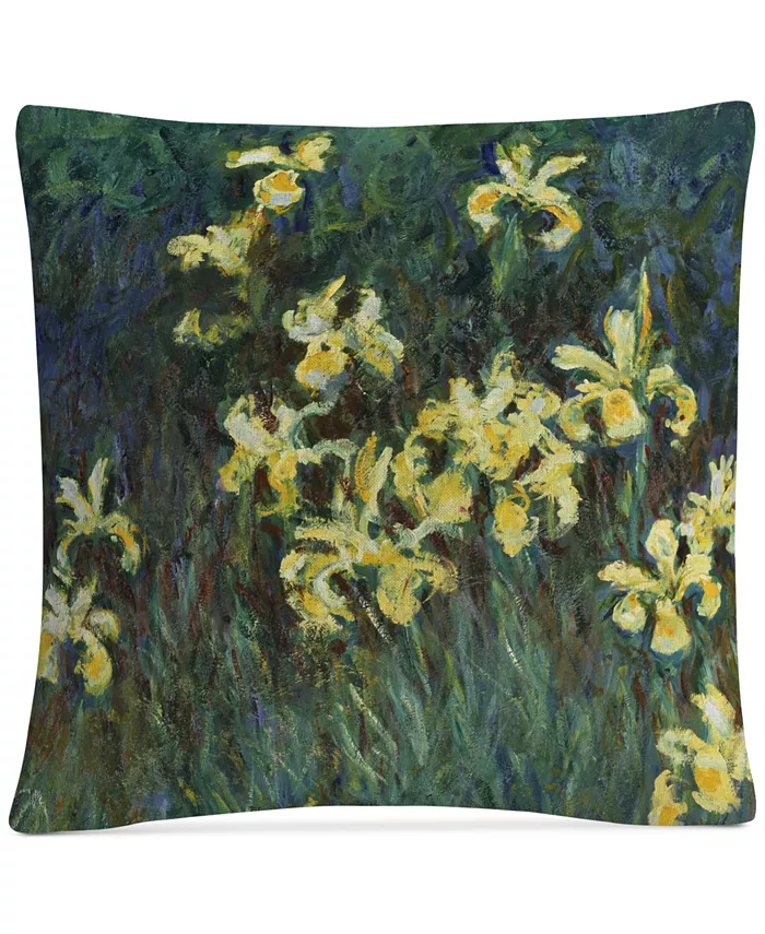 Baldwin Claude Monet The Yellow Irises Decorative Pillow， 16