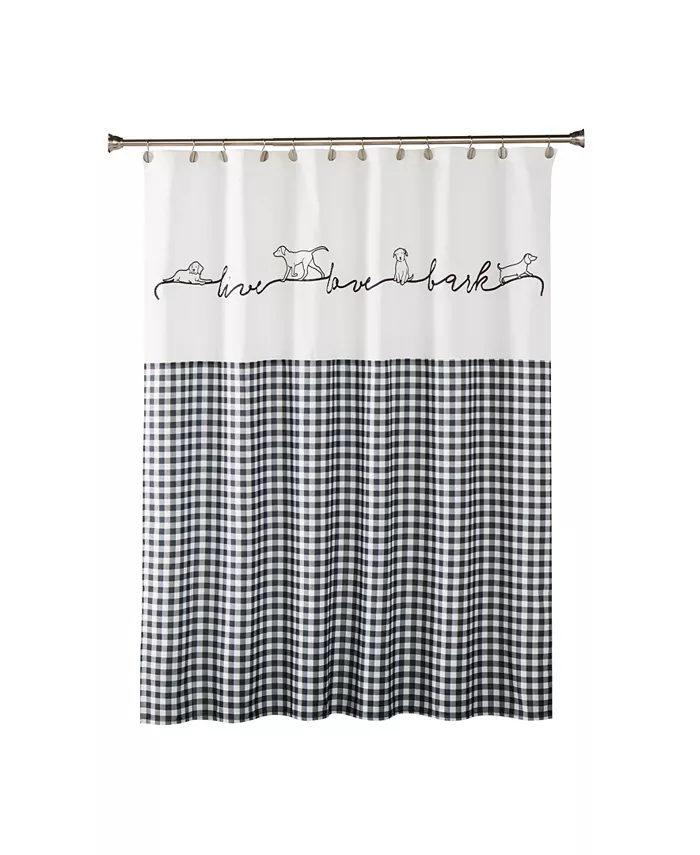 Saturday Knight Ltd Farmhouse Dogs Shower Curtain